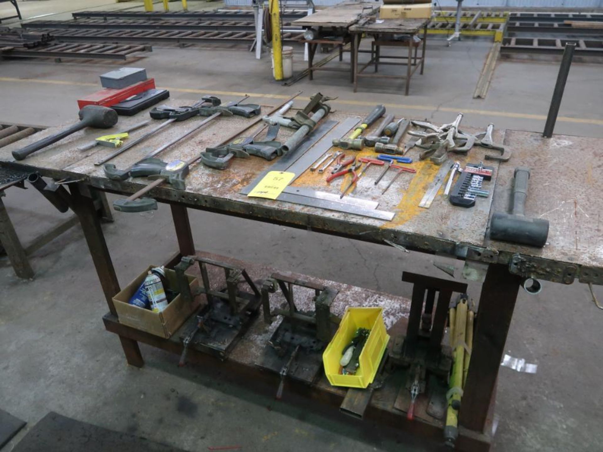 LOT: Assorted Welding Supplies, Equipment & Wire on (3) Tables & (1) Pallet - Image 3 of 4