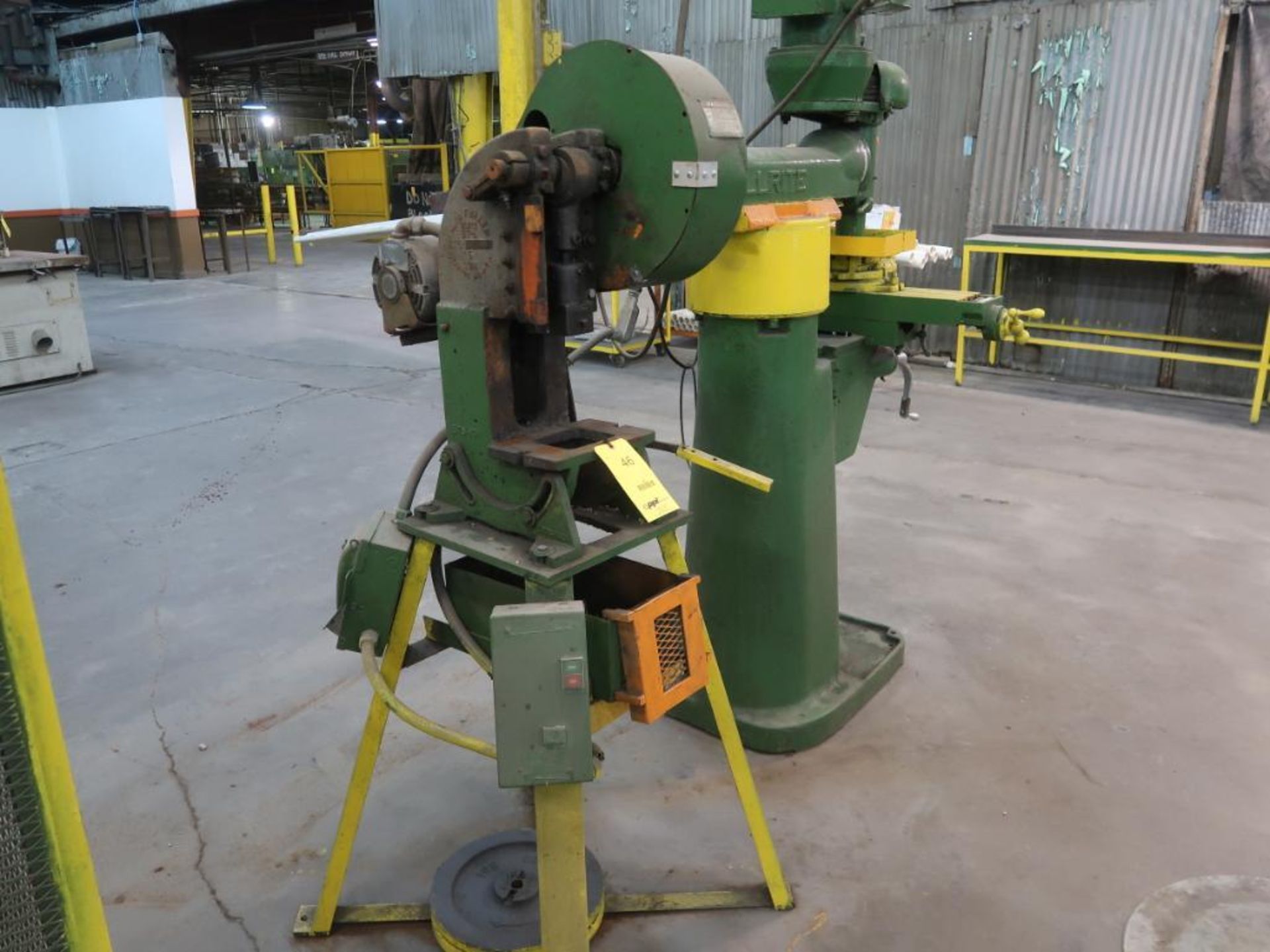 LOT: (2) Alva F Allen 5 Ton OBI Presses Model BT-5