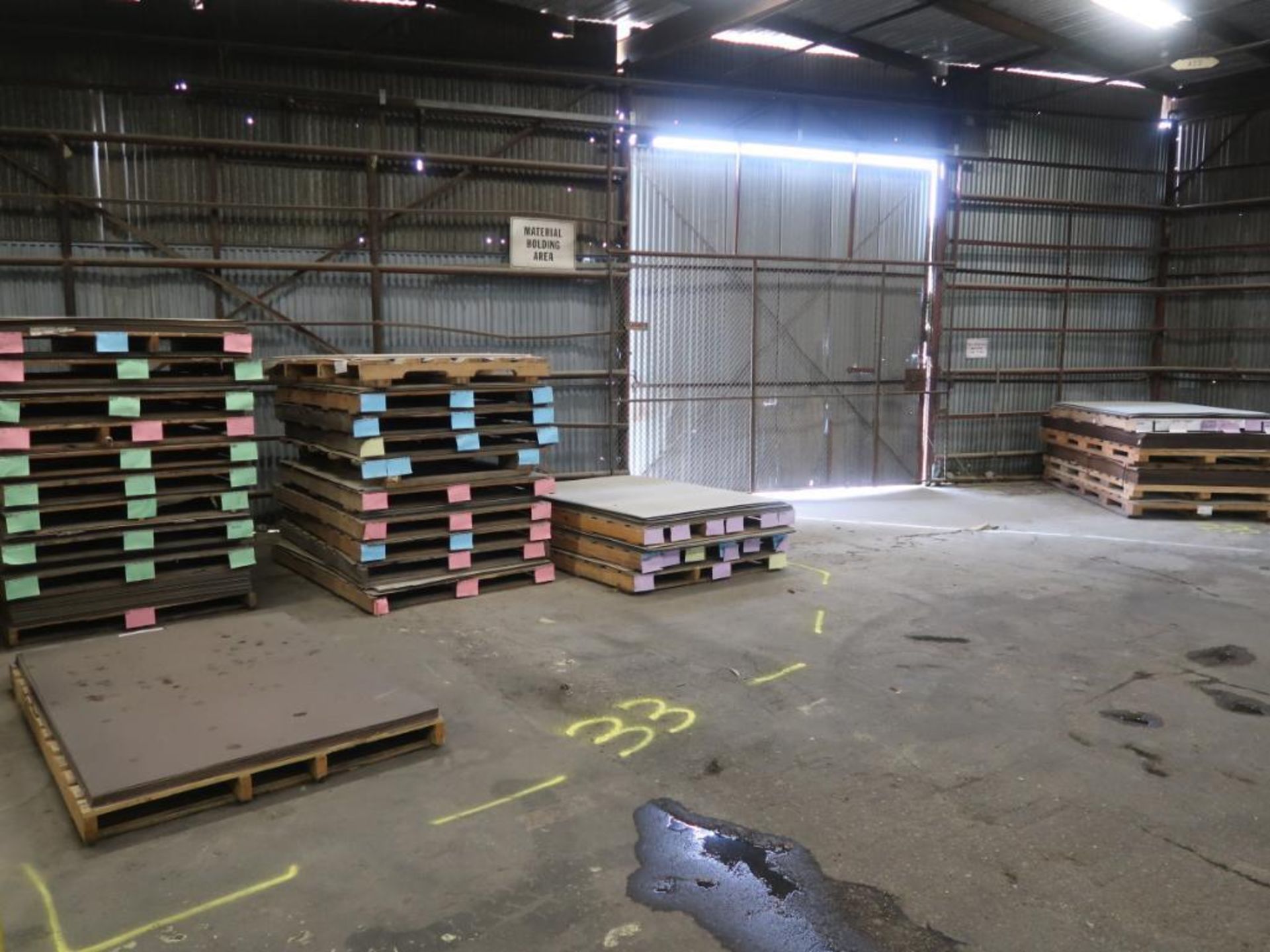 LOT: Assorted Laminate on (200+) Pallets, Steel Laminate Rack - Image 6 of 7