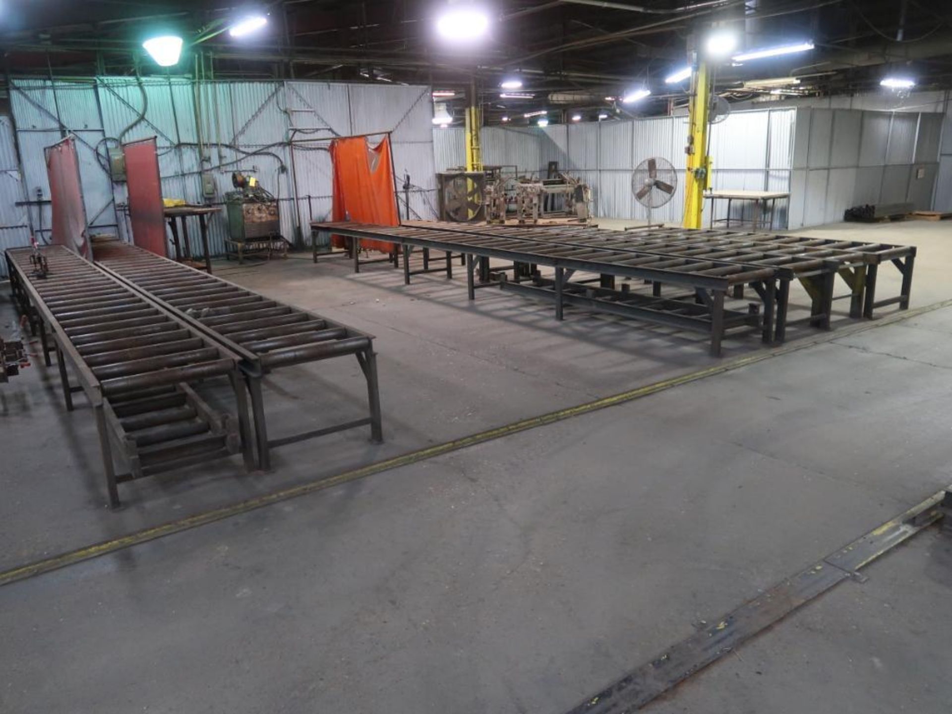 LOT: Approx. 1650 ft. Assorted Roller Conveyors & Conveyor Dolly (located throughout plant area) - Image 5 of 8