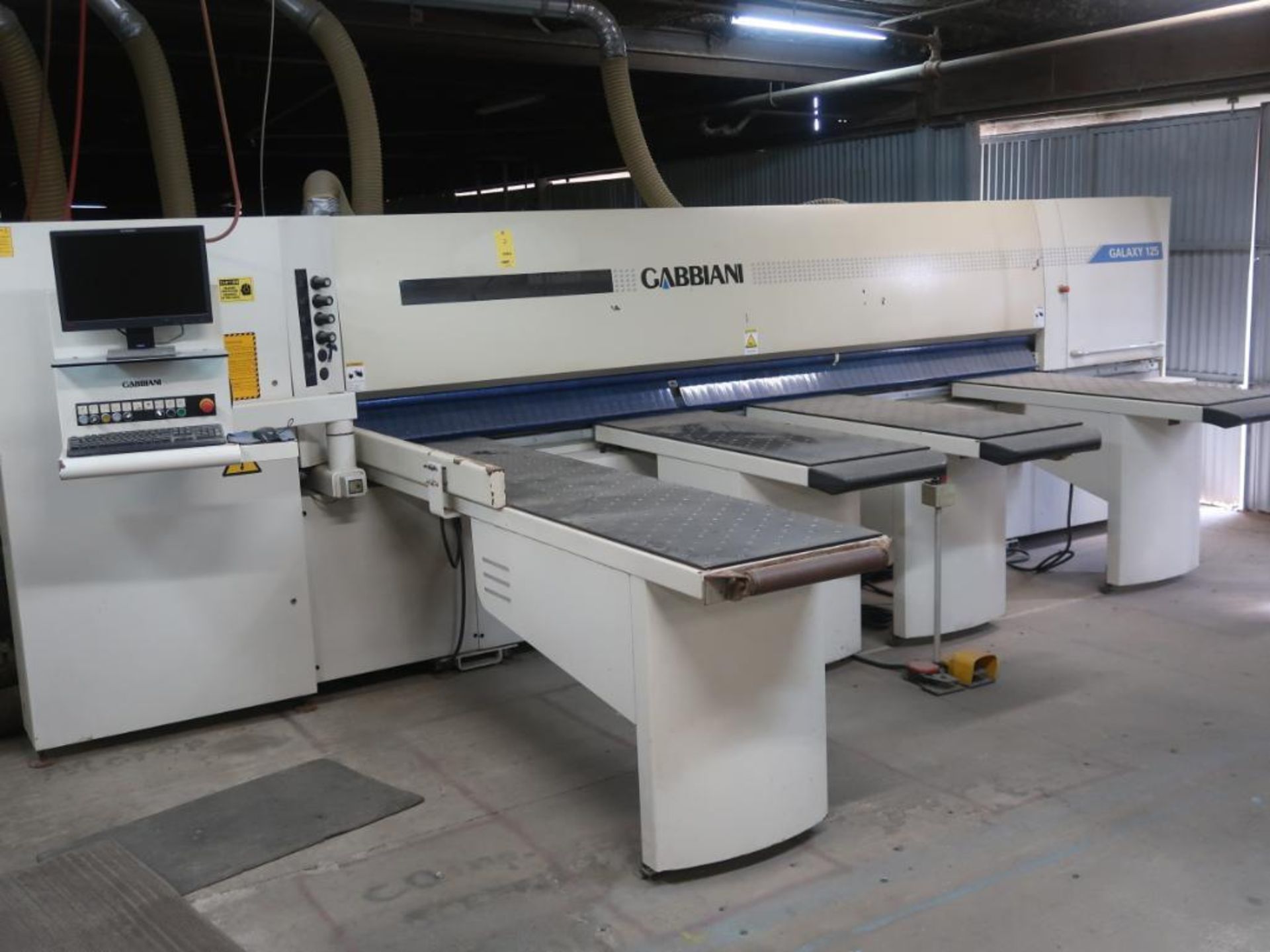 Gabbiani Panel Saw Model Galaxy 125T L, S/N GA1/002857 (2007), 12-1/2 ft. Table, with Loading Roller