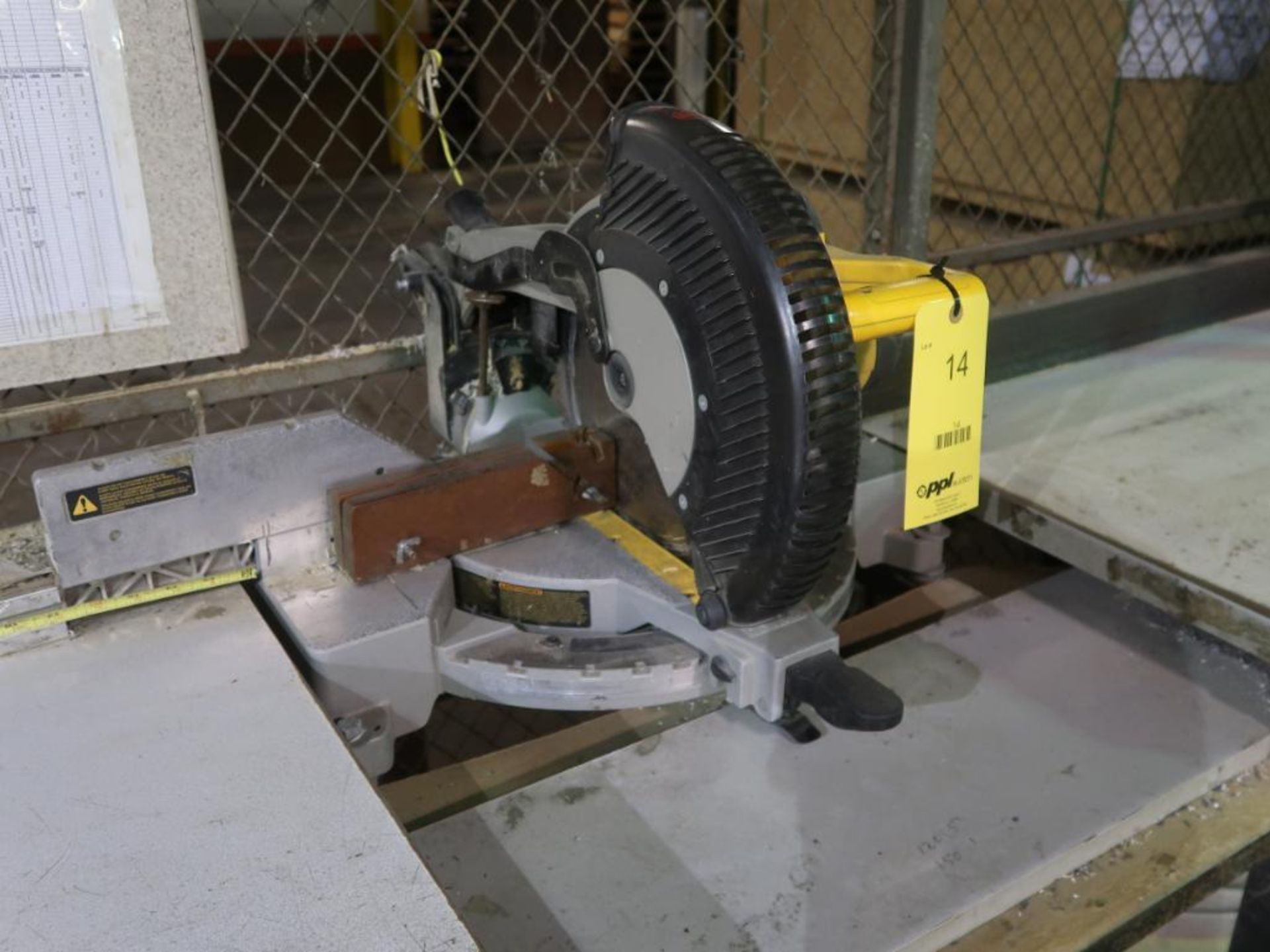 Dewalt 12 in. Compound Miter Saw Model DW715, with Cutting Table - Image 2 of 2