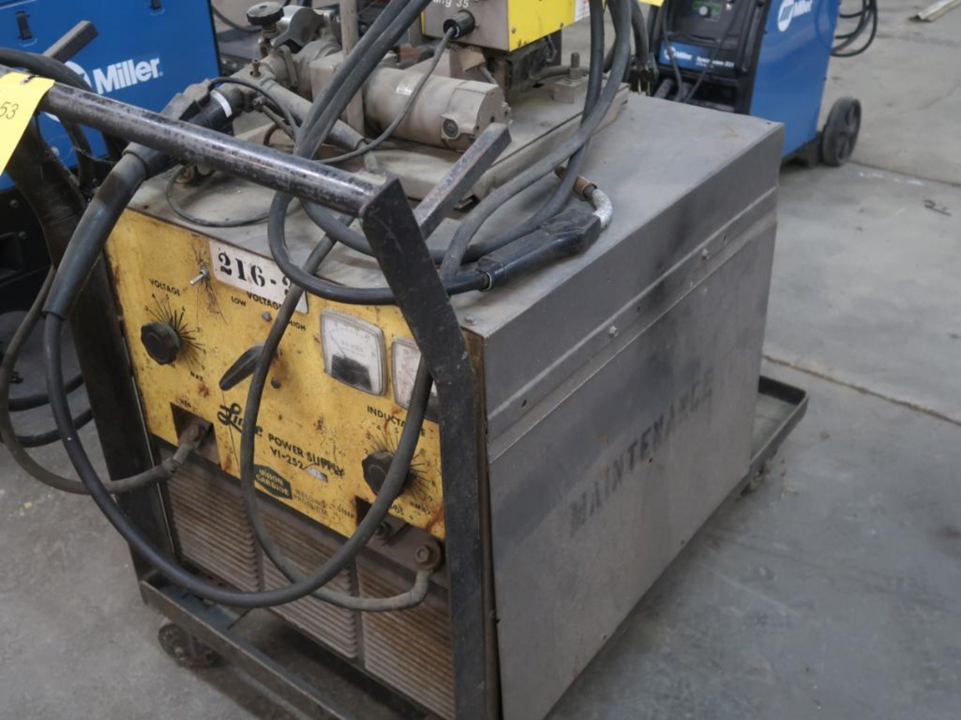 Linde 250 Amp MIG Welder, with Esab Wire Feeder Model MIG-35