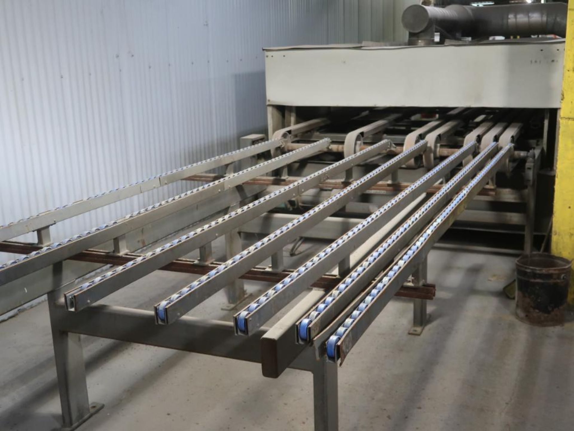 LOT: Midwest Segmented Laminating Pinch Roller, Midwest Heat Tunnel (partial), with Conveyors - Image 3 of 5