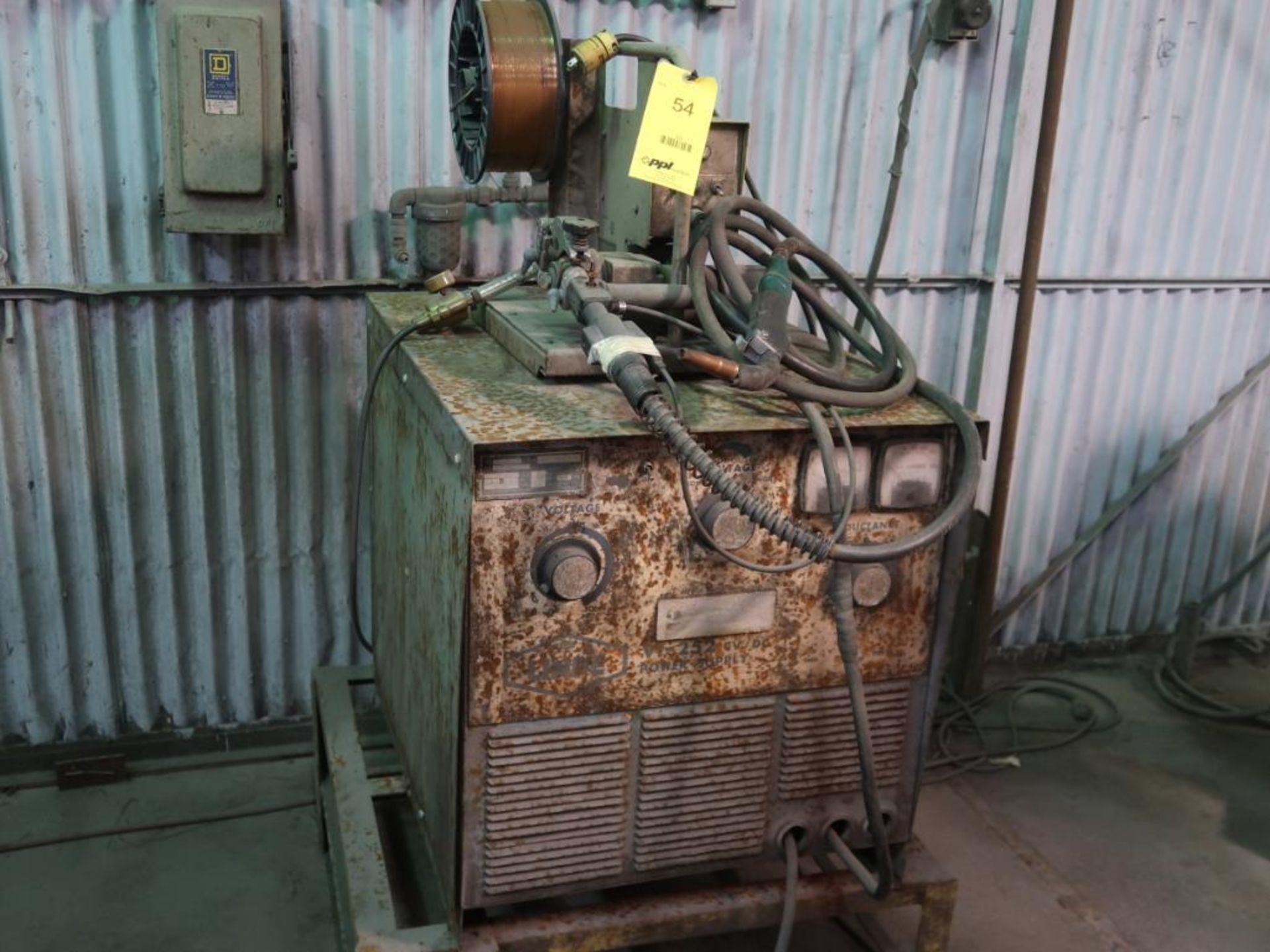 Linde 250 Amp MIG Welder, with Esab Wire Feeder Model MIG-35