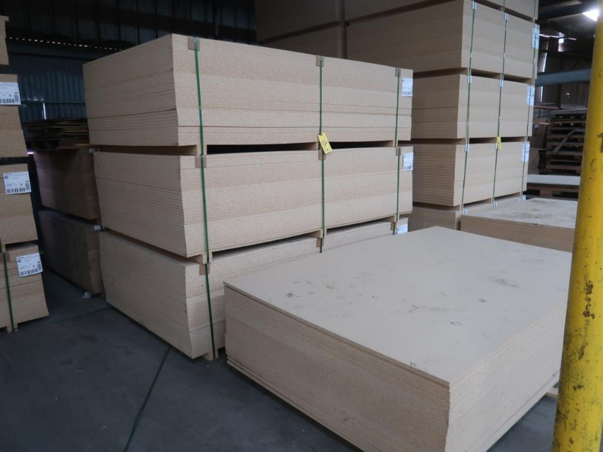 LOT: Particle Board including 1-1/8 in. x 49 in. x 73 in. on (10) Pallets, 1-1/8 in. x 49 in. x 97 - Image 7 of 10