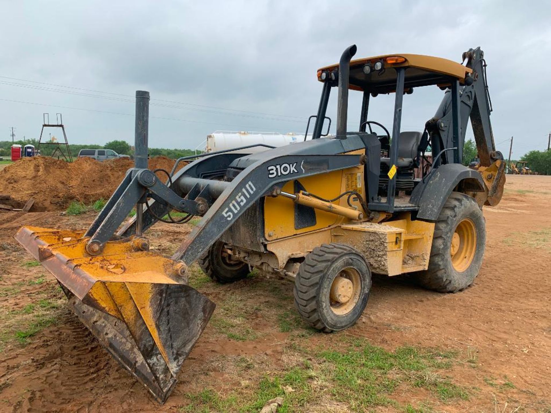 2013 John Deere 310K Backhoe, VIN 1T0310KXJCE221805, Open ROPS, Standard Hoe, 2176 hours