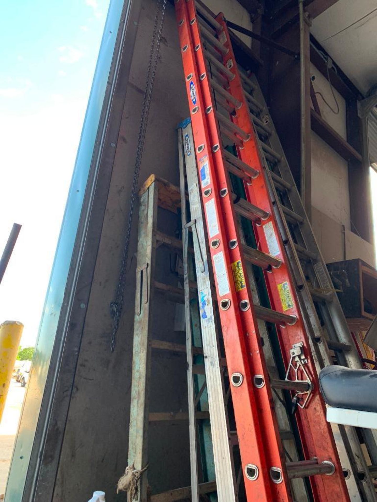 LOT: (2) A-Frame Ladders, Extension Ladder