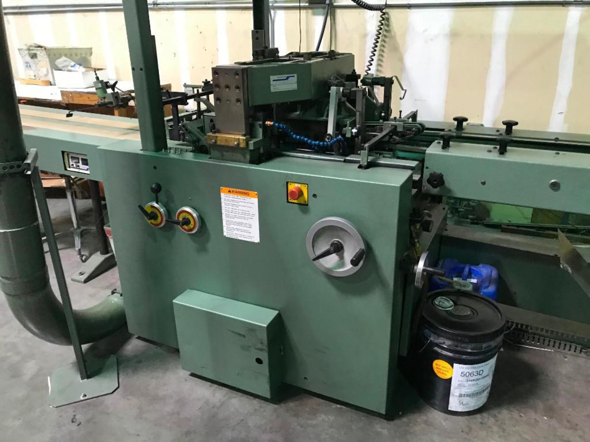 LOT: Muller Minuteman Saddle Stitcher, S/N 947900, 1509 Stitcher with Hohner M50/8 Heads, (6) 1533 - Image 7 of 9