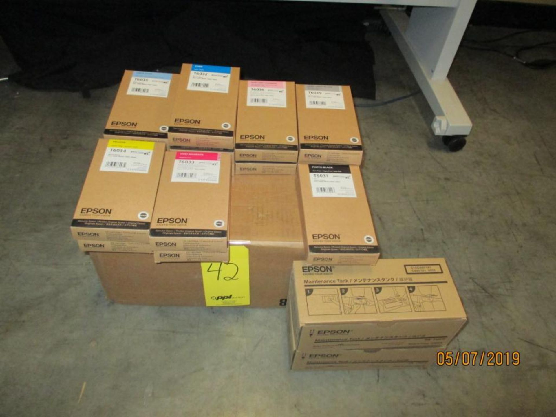 LOT: (14) Epson Inkjet Cartridges, Various Colors - Image 2 of 2