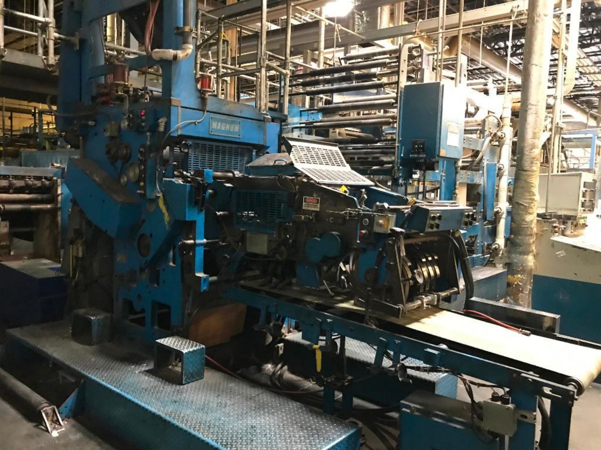 Goss C500 21 in. x 40 in. 4-Unit Heatset Web Offset Press Line consisting of: Butler L40ED - Image 11 of 15