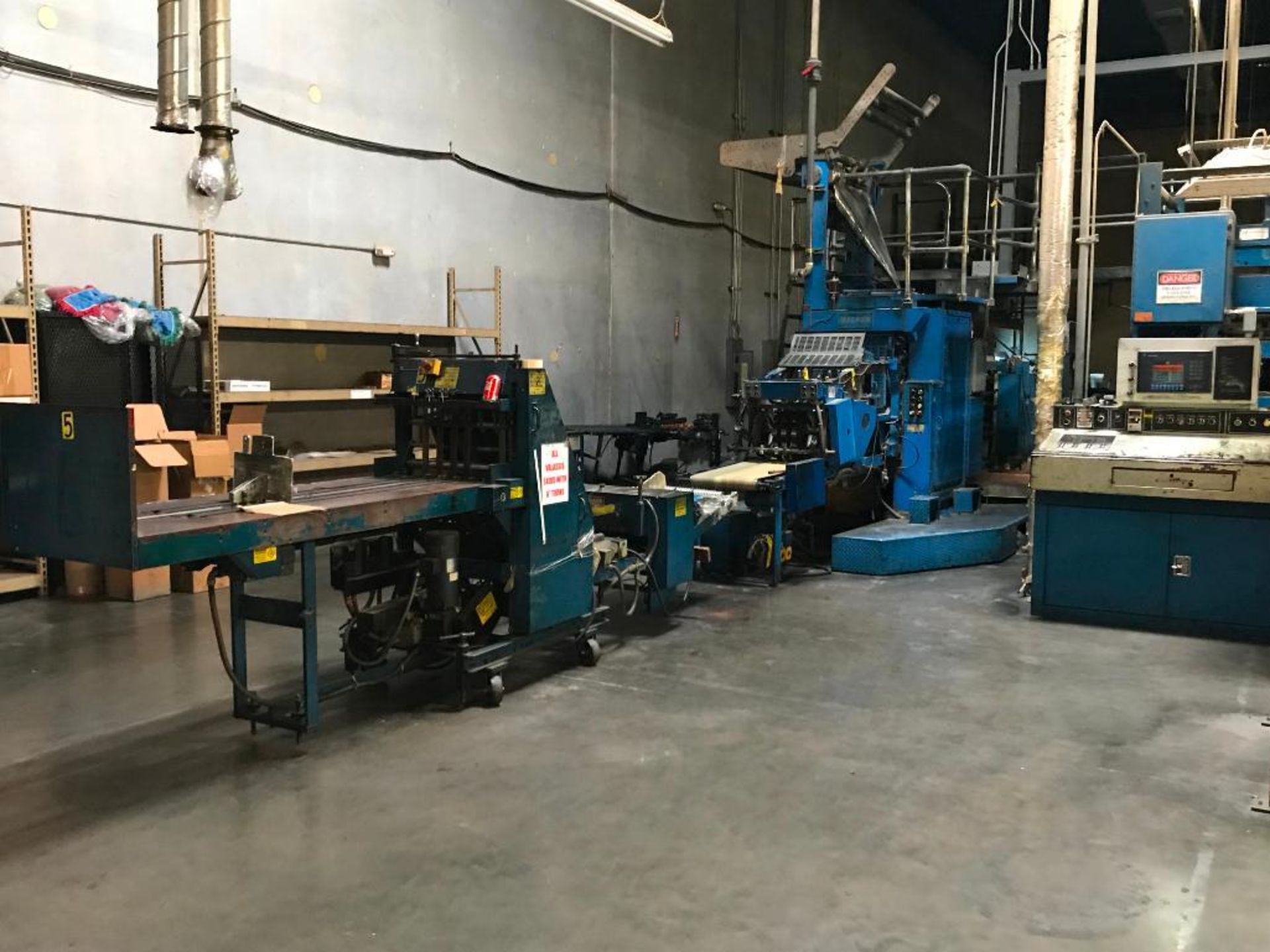 Goss C500 21 in. x 40 in. 4-Unit Heatset Web Offset Press Line consisting of: Butler L40ED - Image 14 of 15