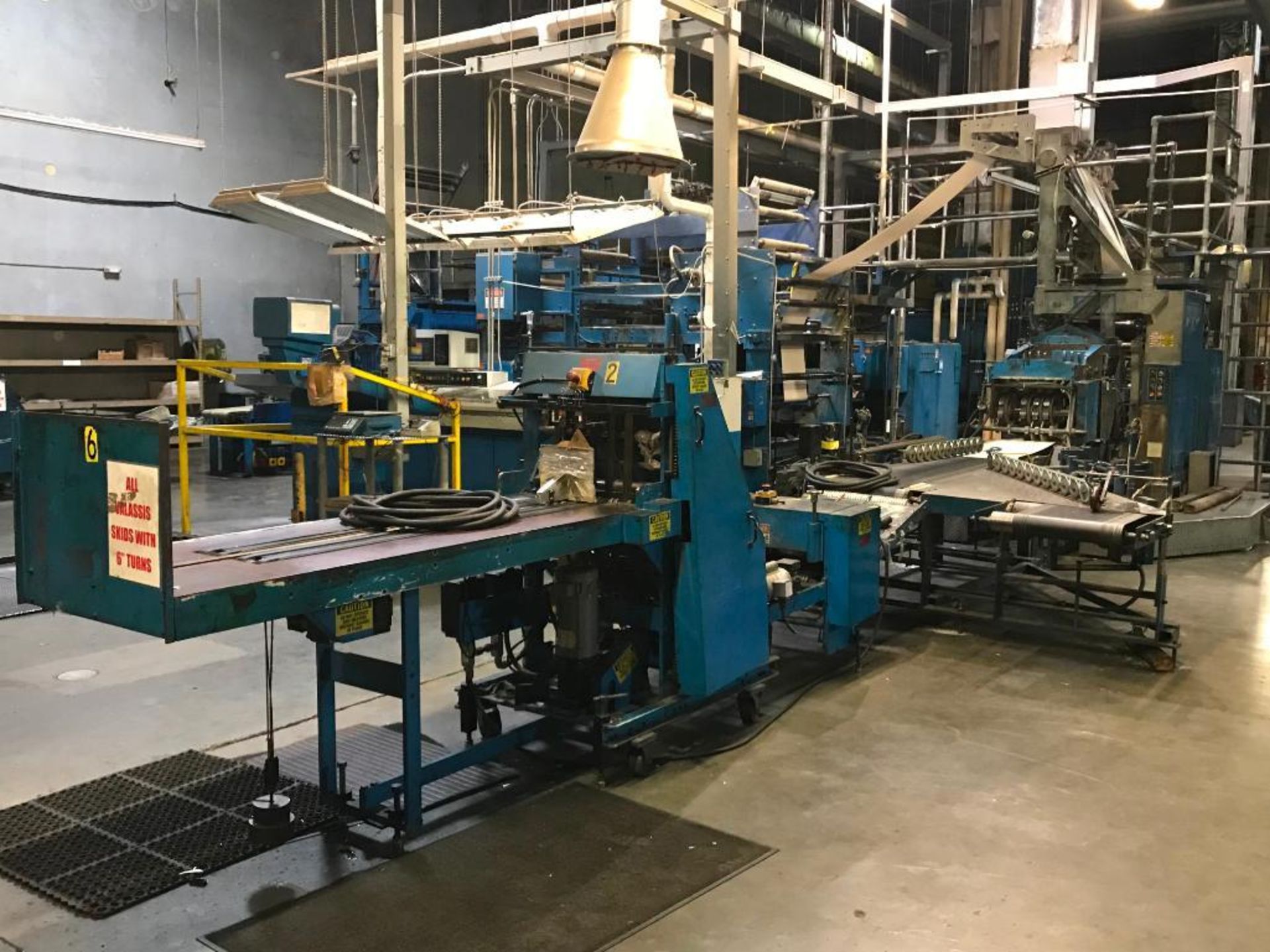 Goss C500 21 in. x 40 in. 4-Unit Heatset Web Offset Press Line consisting of: Butler L40ED - Image 15 of 15