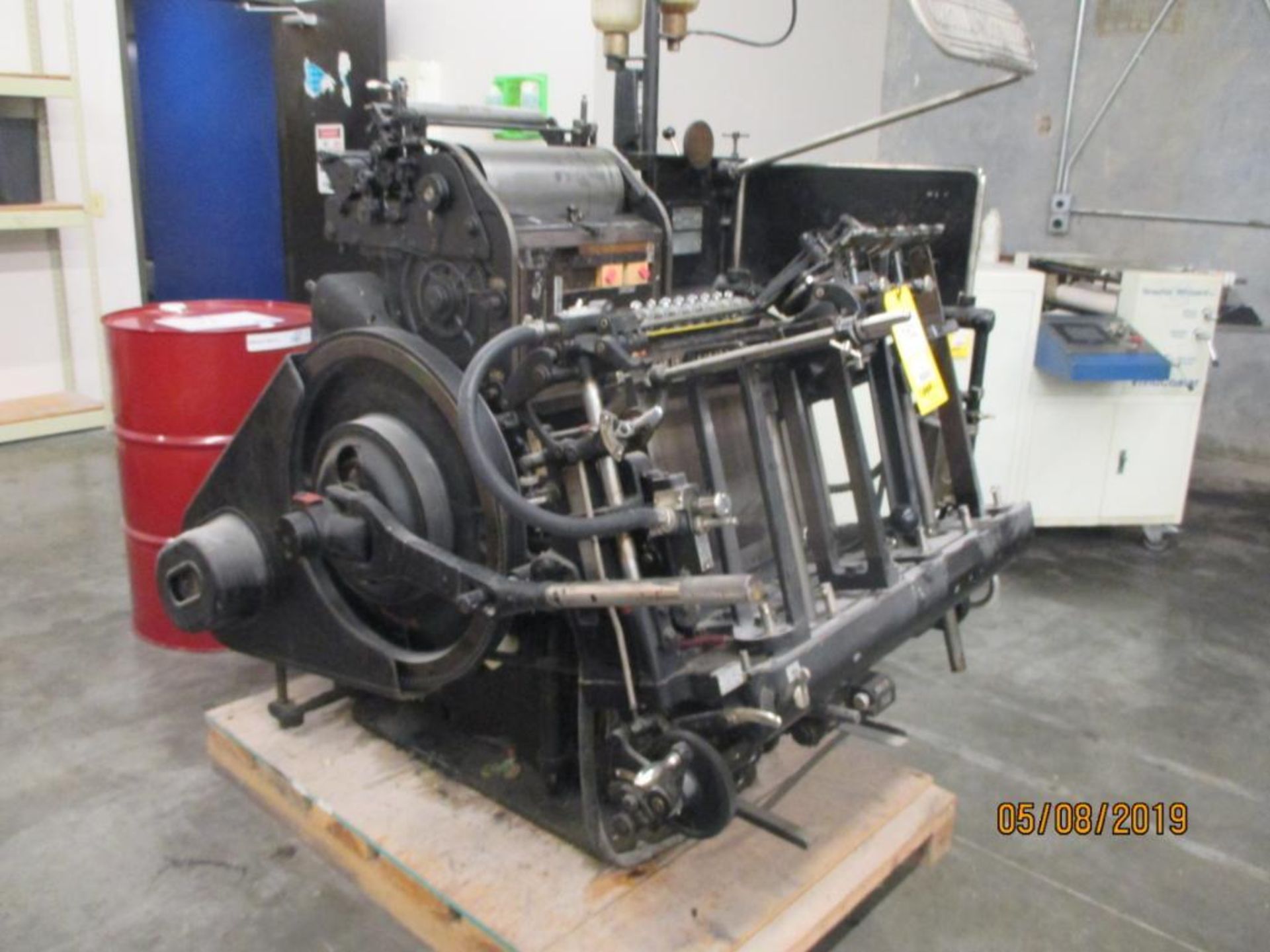 Original Heidelberg Platen Single-Color Printing Press - Image 2 of 4