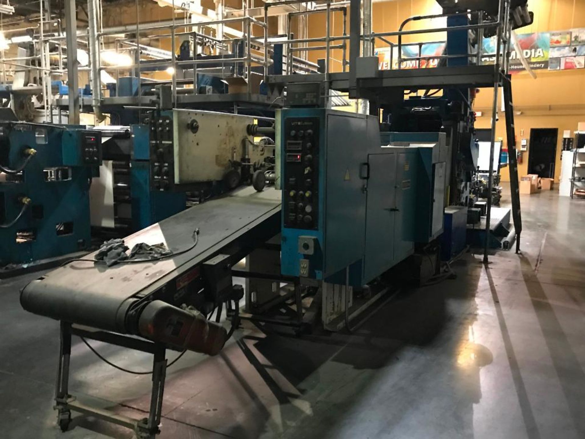 Goss C500 21 in. x 40 in. 4-Unit Heatset Web Offset Press Line consisting of: Butler L40ED - Image 12 of 15