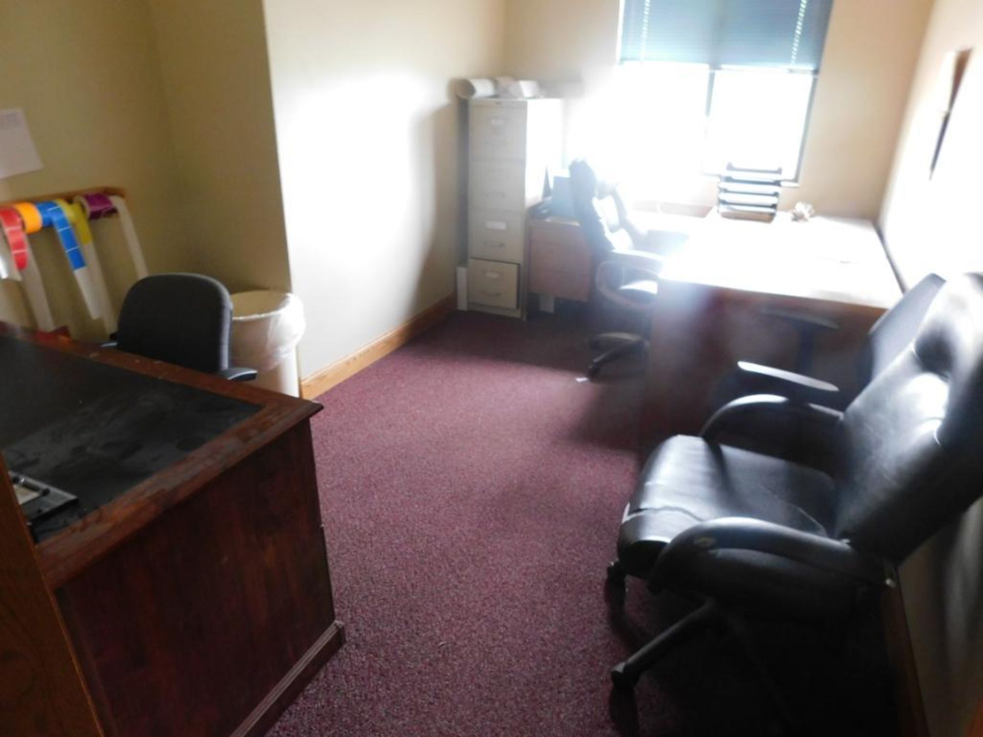 LOT: Contents of (4) Offices including (6) Desks, (6) Chairs, Assorted File Cabinets - Image 3 of 4
