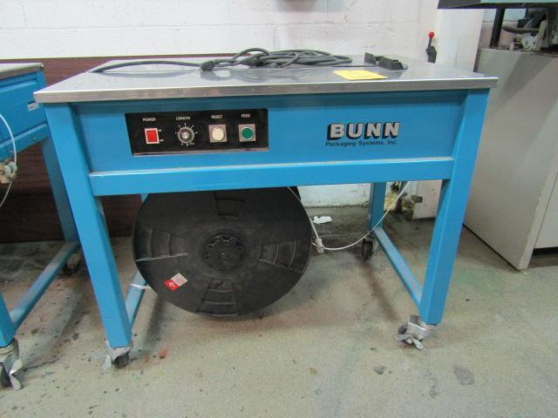 Bunn Strapping Machine, S/N 61023970