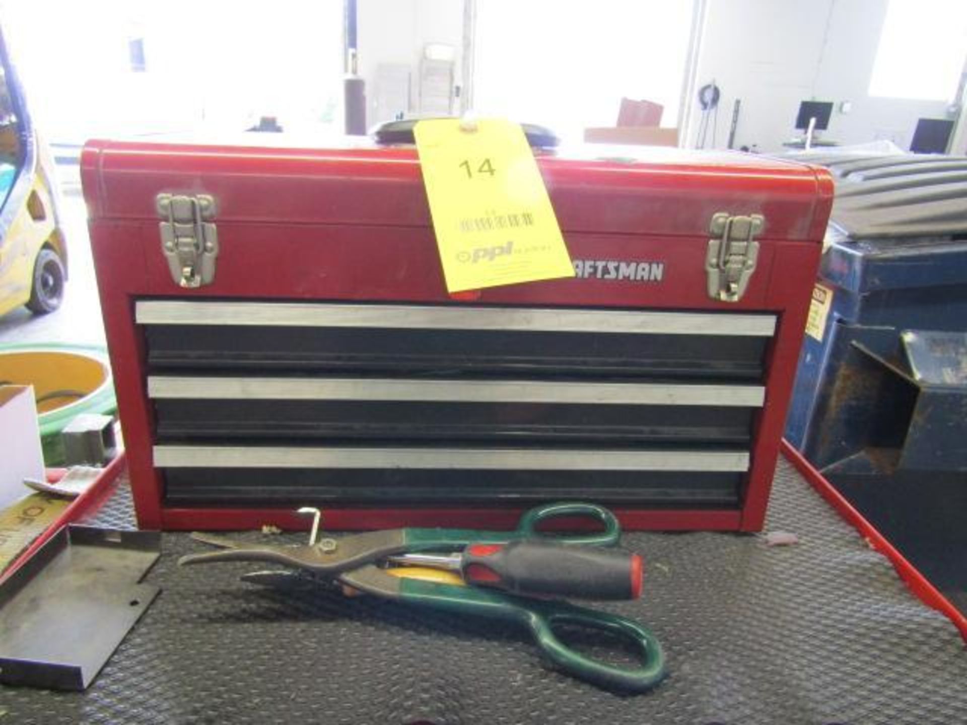 LOT: Craftsman Rolling 5-Drawer Tool Chest, with Tool Box & Contents - Image 2 of 8