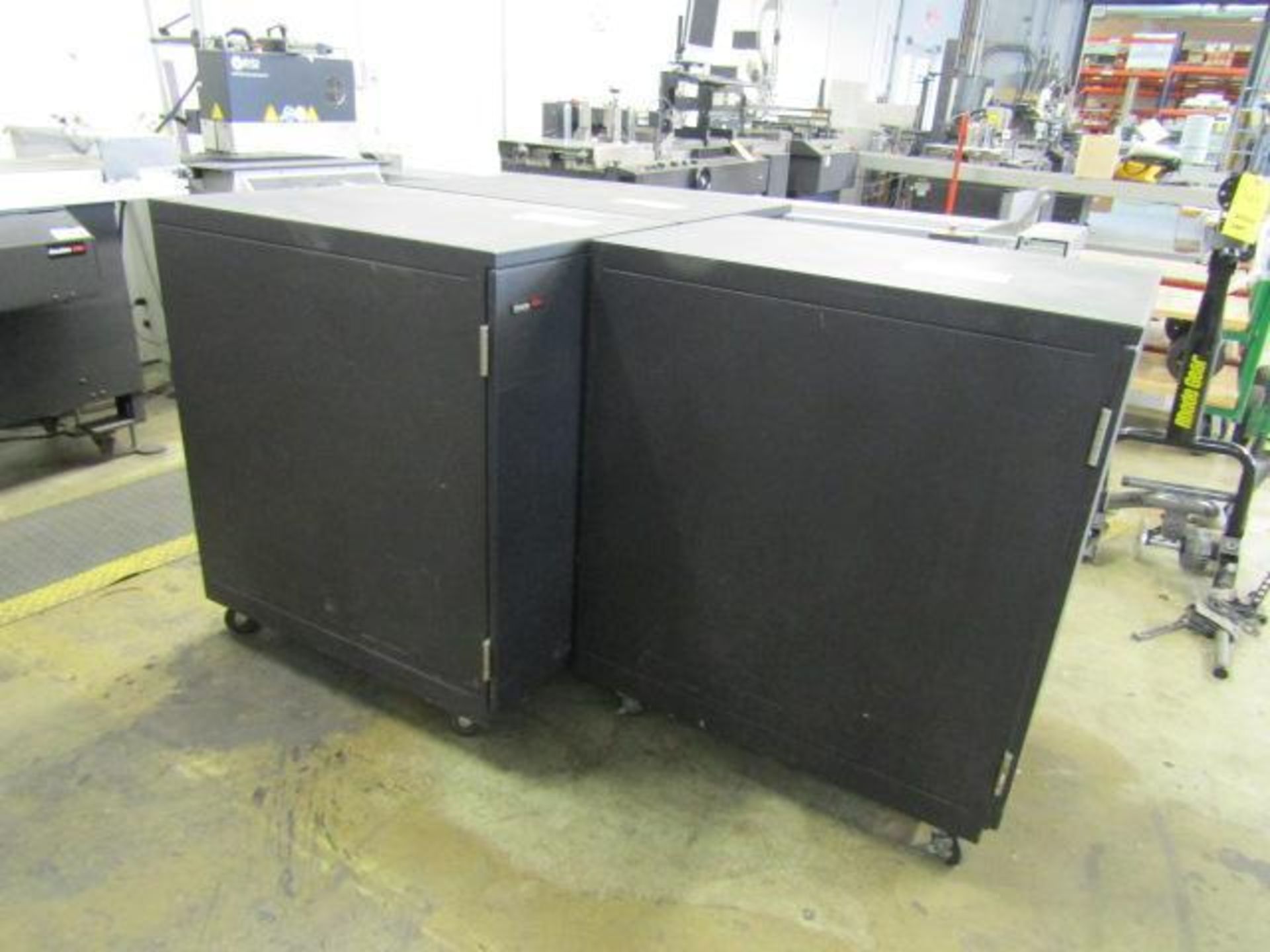 LOT: (3) Videojet Cheshire Model 4000 Ink Jet Marking Cabinets & Computer Drives - Image 2 of 3