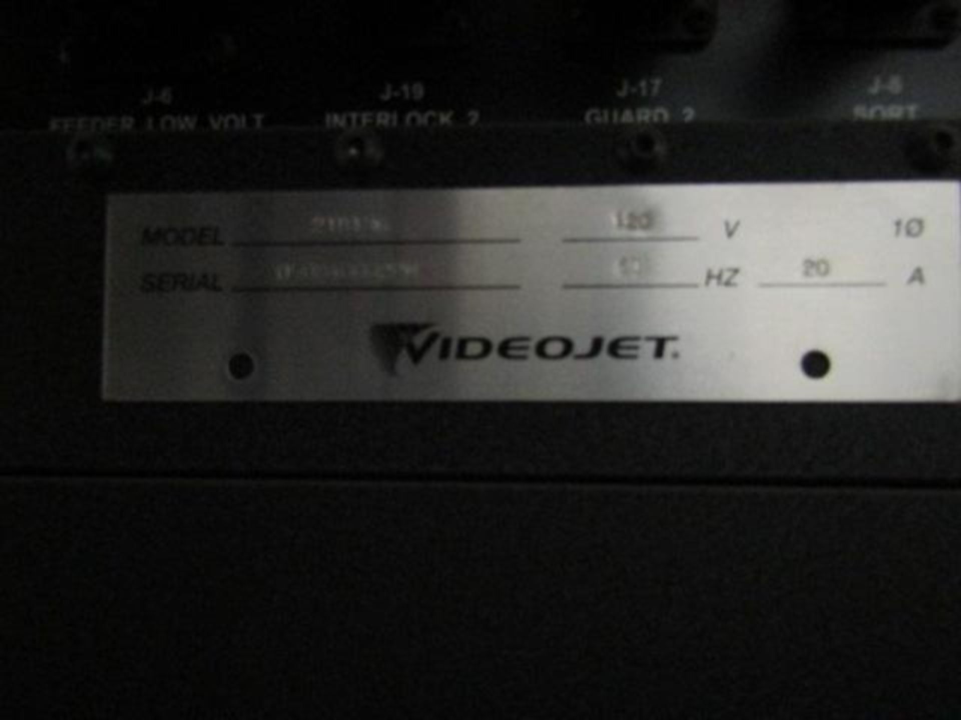 Videojet Cheshire 5100 Model 218836, 2-Head Videojet Print Mail Wide Array, S/N 05084000 2PM, Videoj - Image 8 of 8