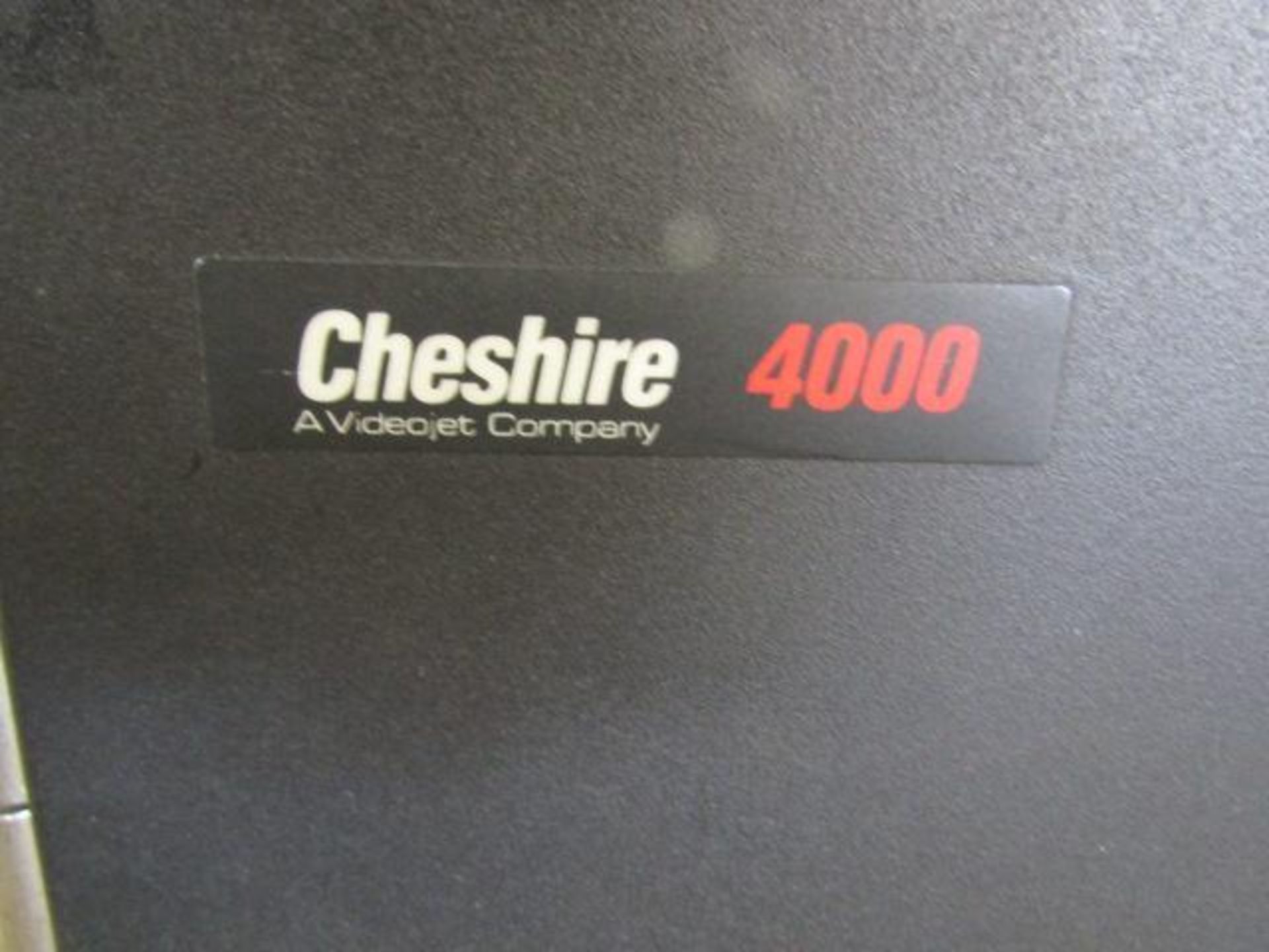 LOT: (3) Videojet Cheshire Model 4000 Ink Jet Marking Cabinets & Computer Drives - Image 3 of 3