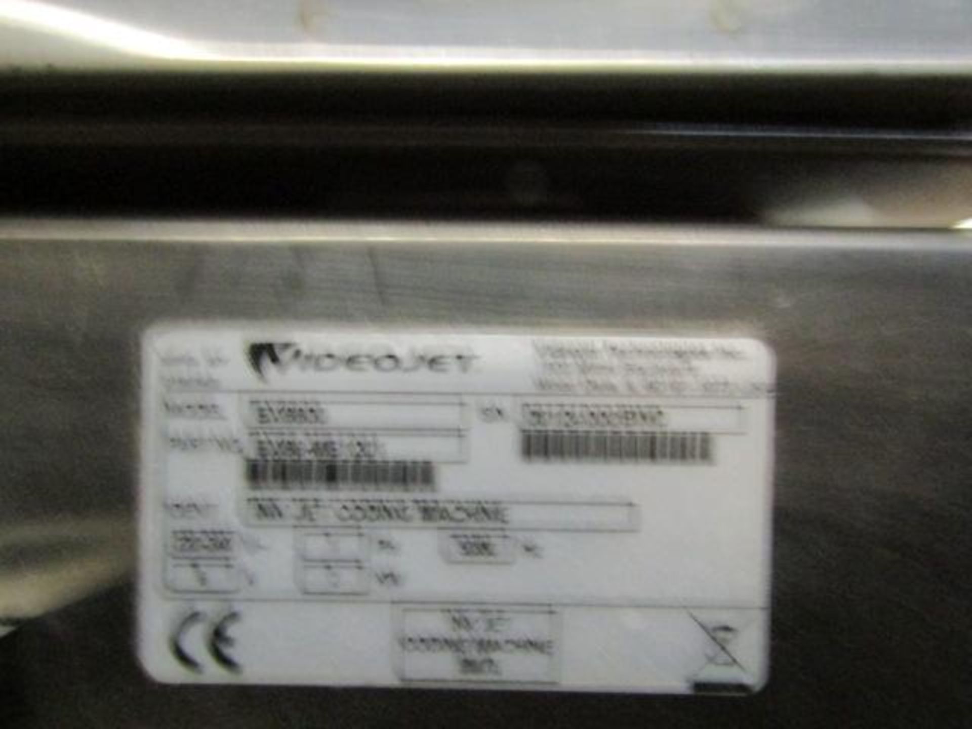 Videojet 2-Head Inkjet Coding Machine Model BX 6600, S/N 09124000BWD - Image 5 of 5