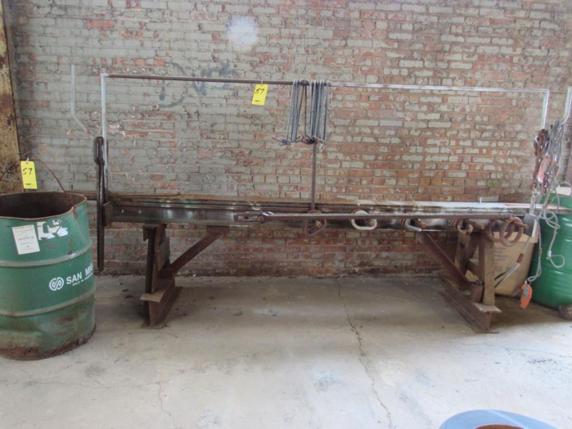 LOT: Assorted Chain with Chain Rack, (1) Chain Repair Rack, and Chain in (1) Barrel - Image 2 of 2