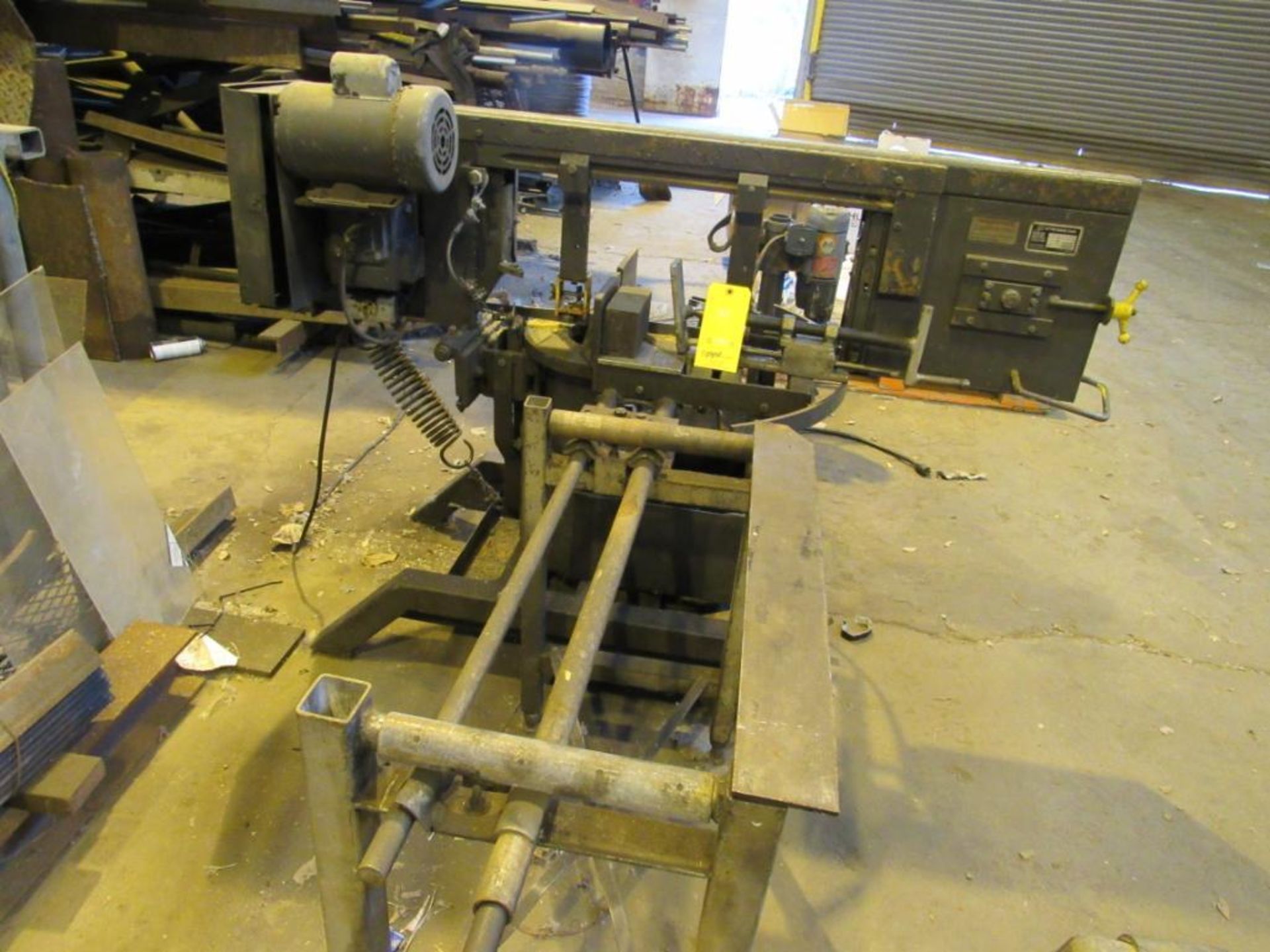 Ellis Mitering Horizontal Band Saw Model 1300, S/N 18864172