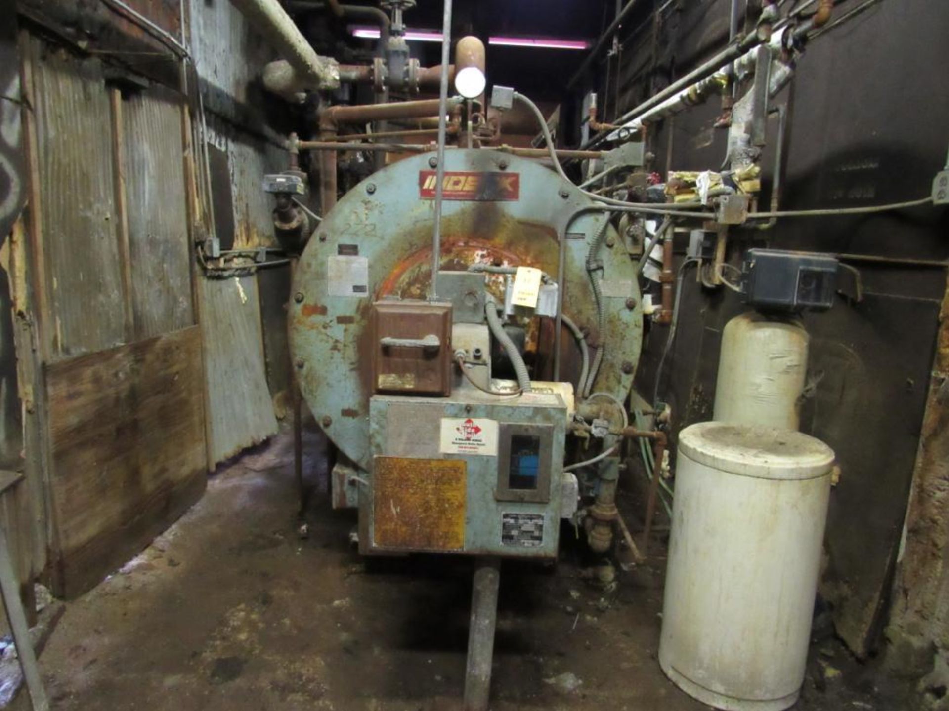 Indeck Gas Fired Low Pressure Boiler Model SPLV80-N42, NATBB No. 22697, S/N 36-16501 (1986)