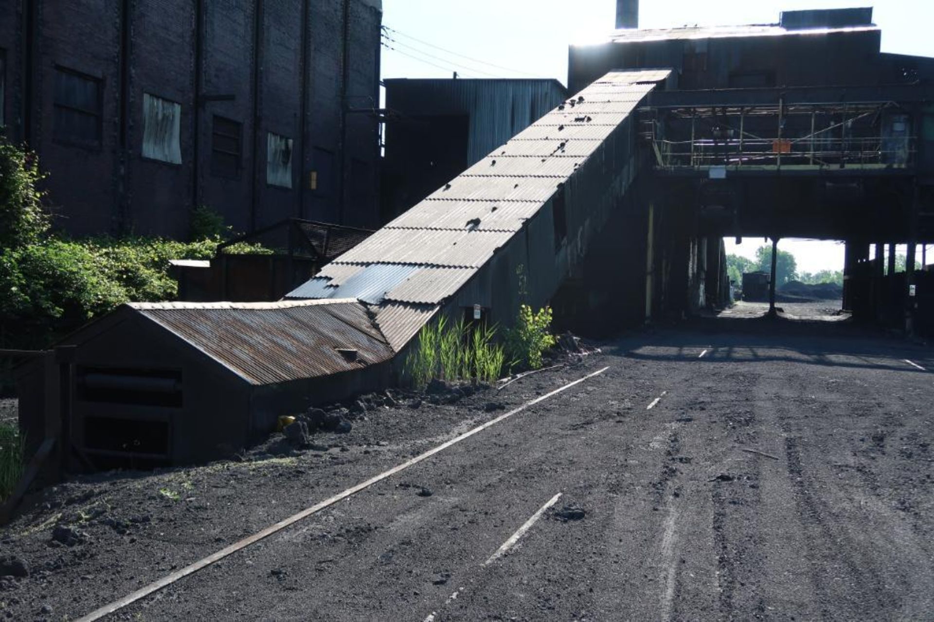 Assorted Power Troughed Belt Transfer Conveyors Inclined, Overhead, Rail Car Loading Stations, - Image 11 of 11