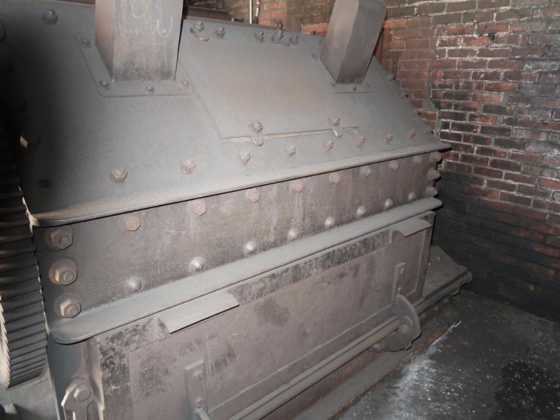 LOT: (2) Pennsylvania Crusher Co. Hammer Mill Pulverizers, Overhead Feed Hopper, Bottom Discharge, - Image 2 of 5