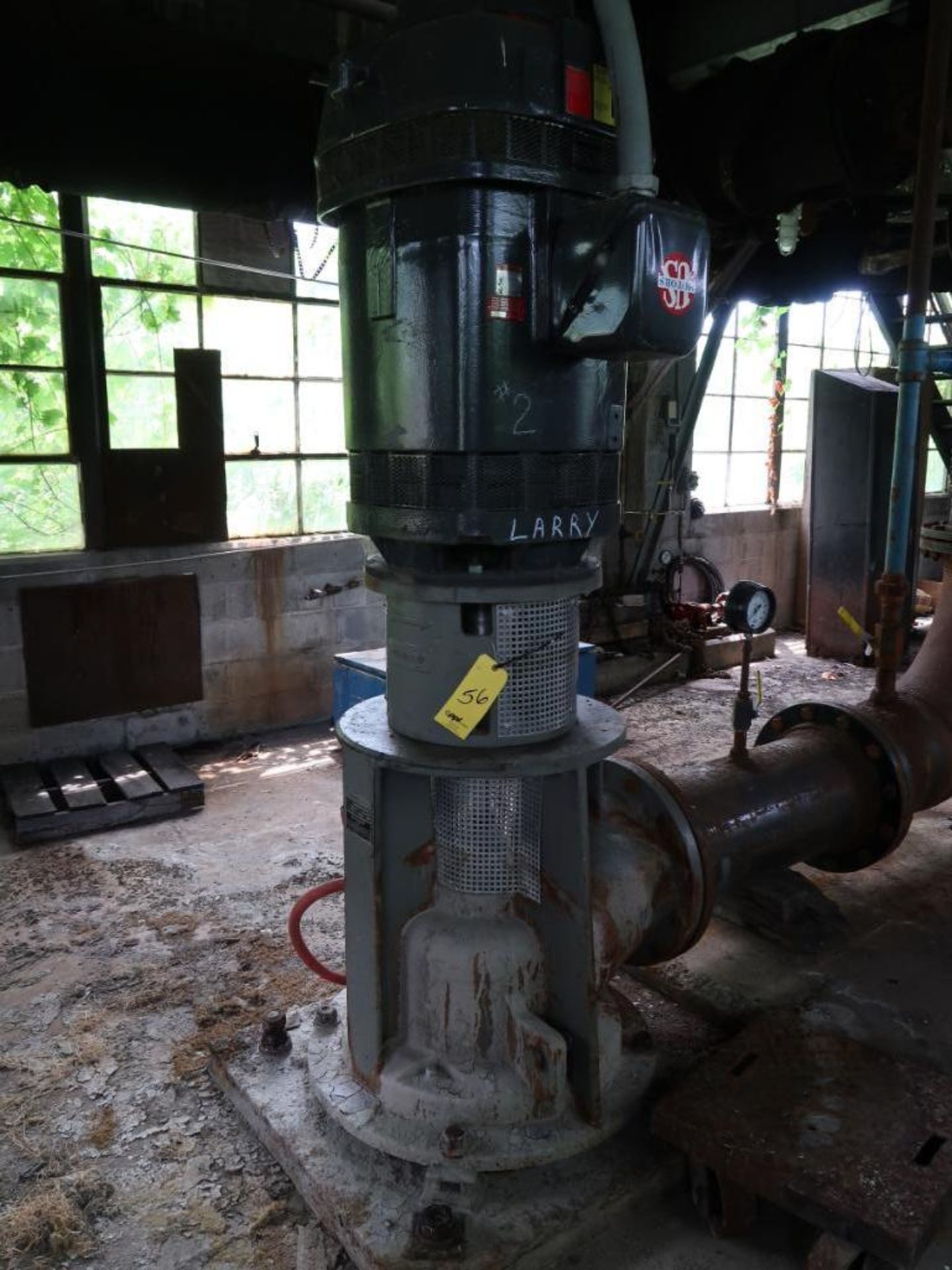 LOT: (1) Nidec Motor Corp. 200 HP Variable Speed Water Pump, Flowserve Model 20EKH-1 Pump, 1780 RPM,