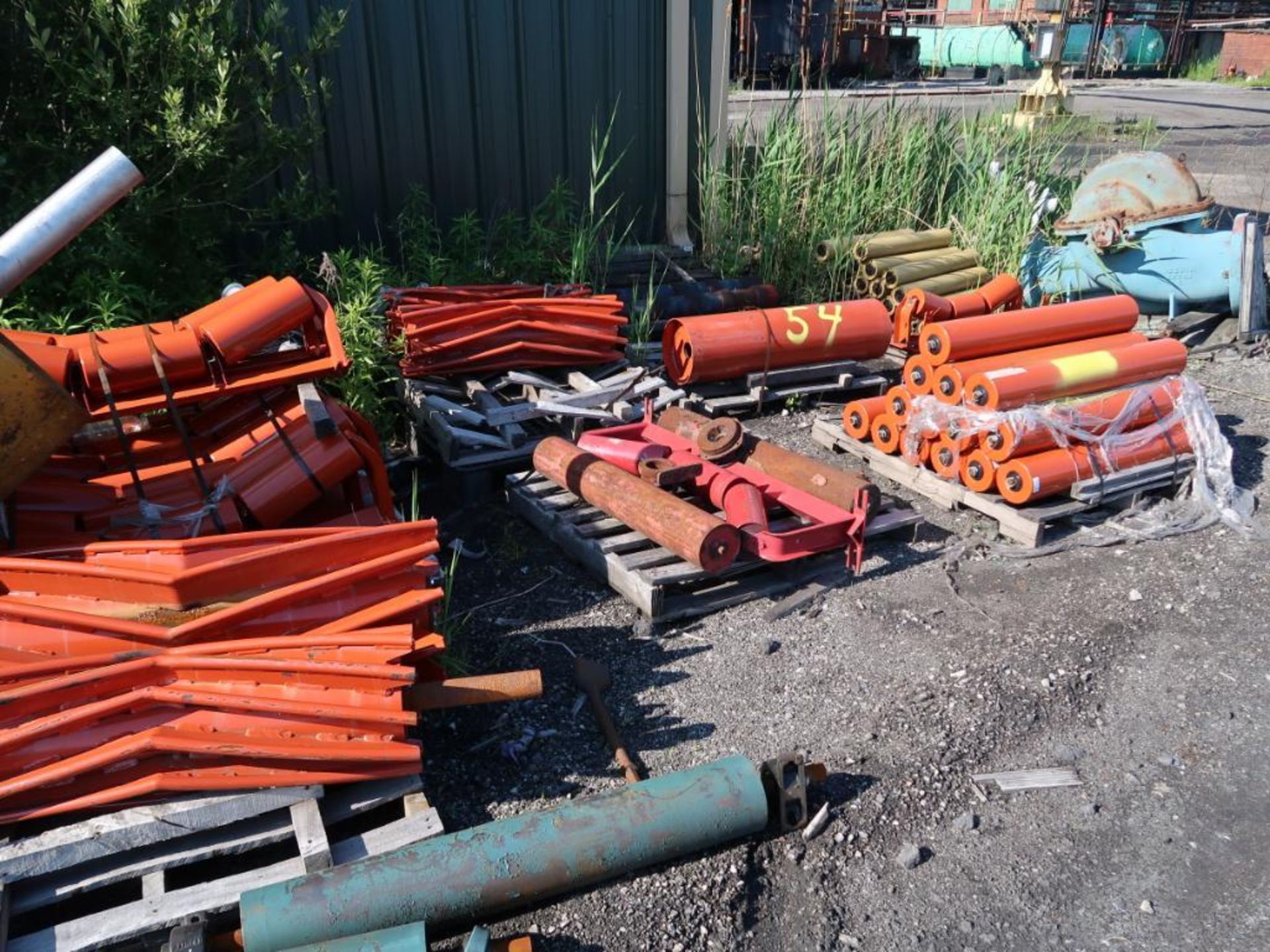 Assorted Conveyor Parts, Stands, Rollers, Drums, Located Outside of Warehouse - Image 3 of 3