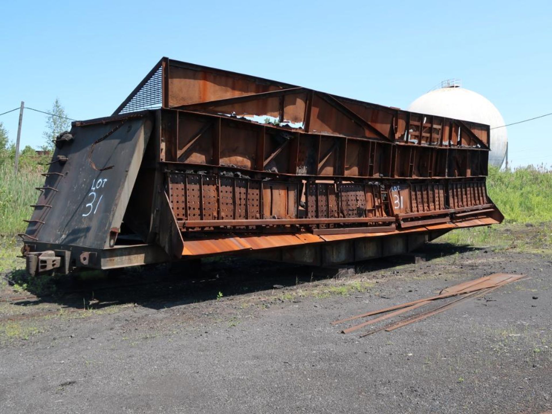 LOT: (2) Coke Quench Rail Cars, 1 Missing Wheels