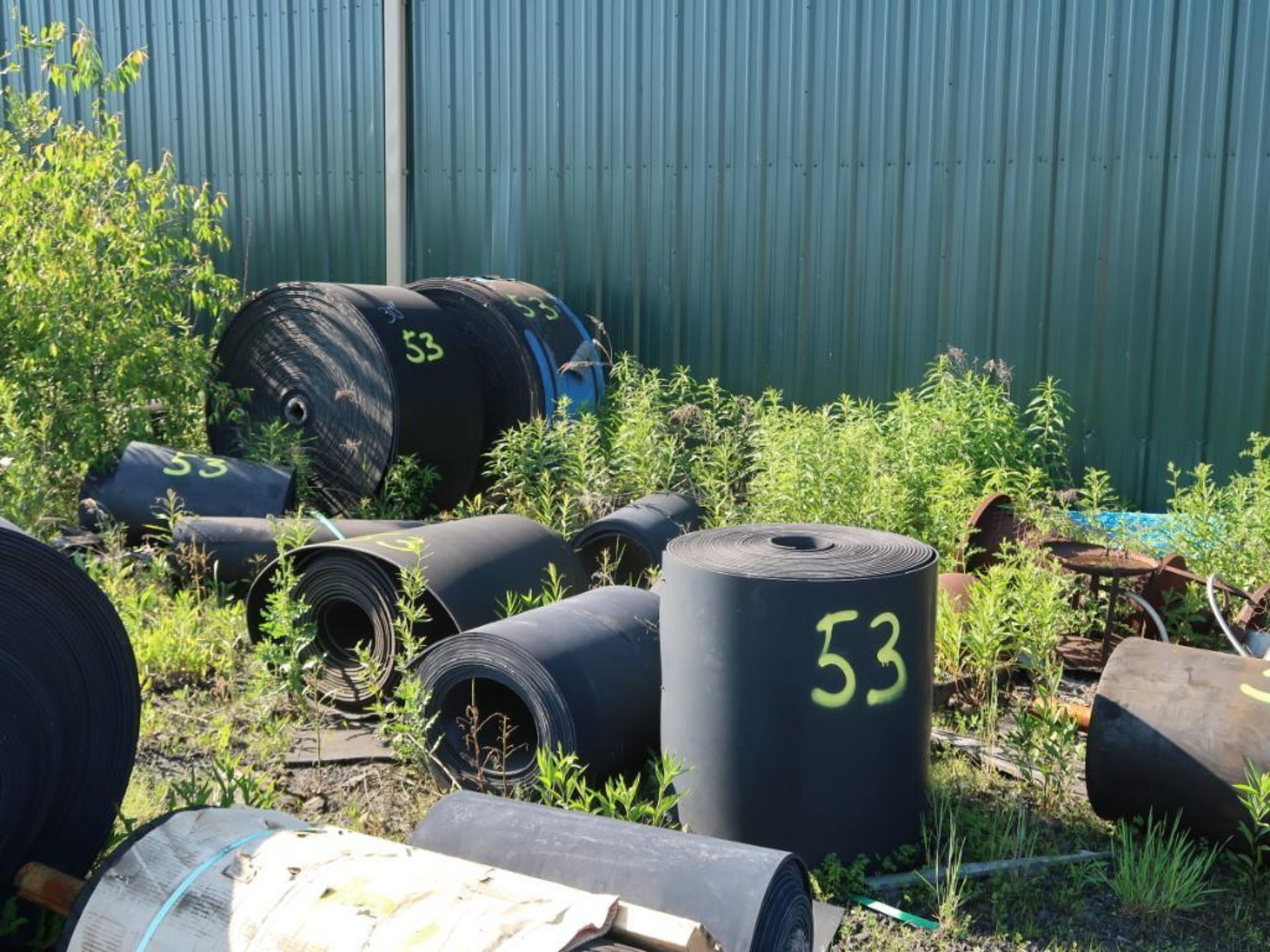 Assorted Conveyor Belting, Belt Feed Stand, Located Outside of Warehouse - Image 3 of 3