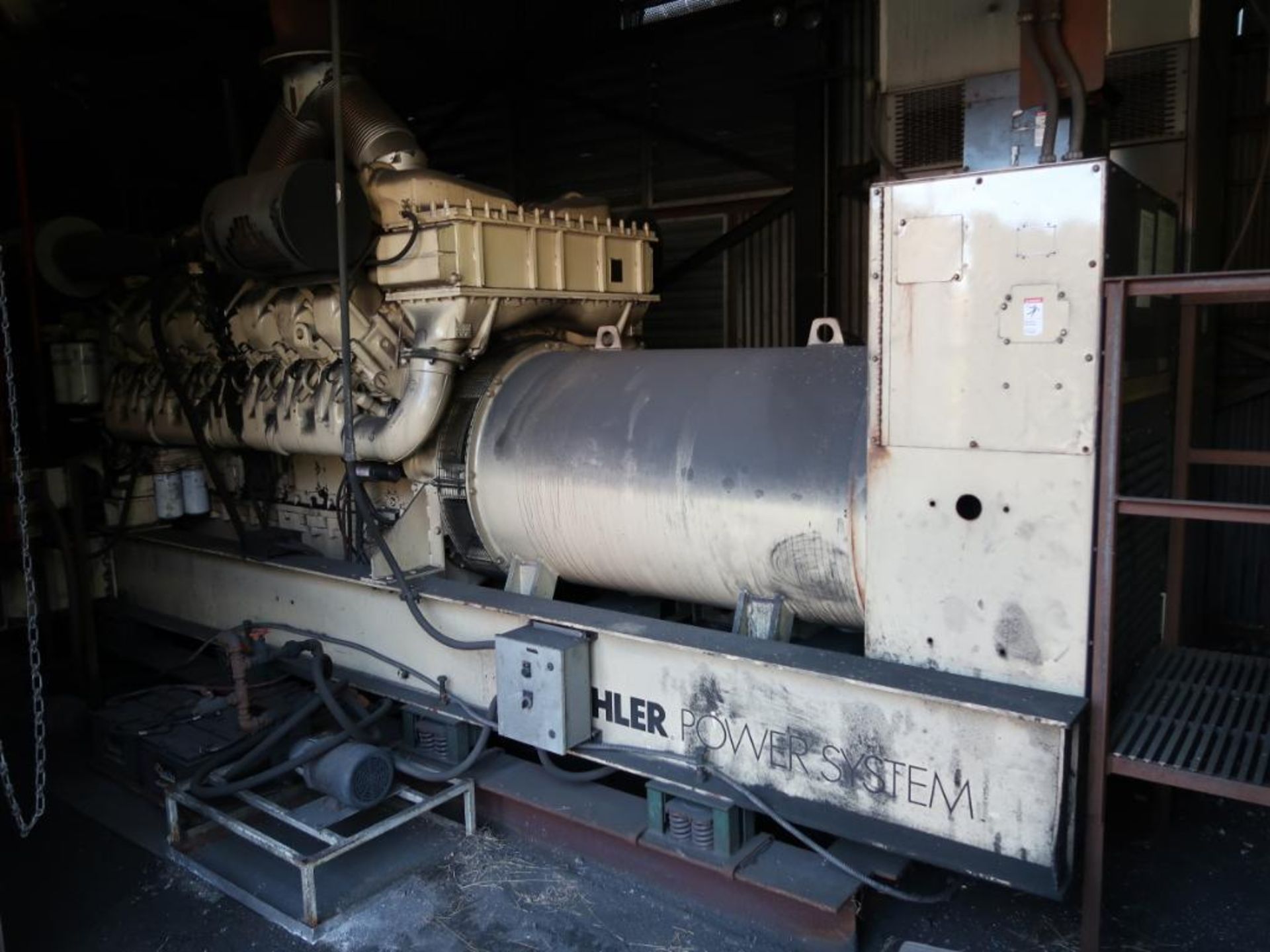 Koehler Power System 2000 kw Stand-By Generator Model 200R0ZD4, S/N 071940, 2000 kw - 240 Volt,