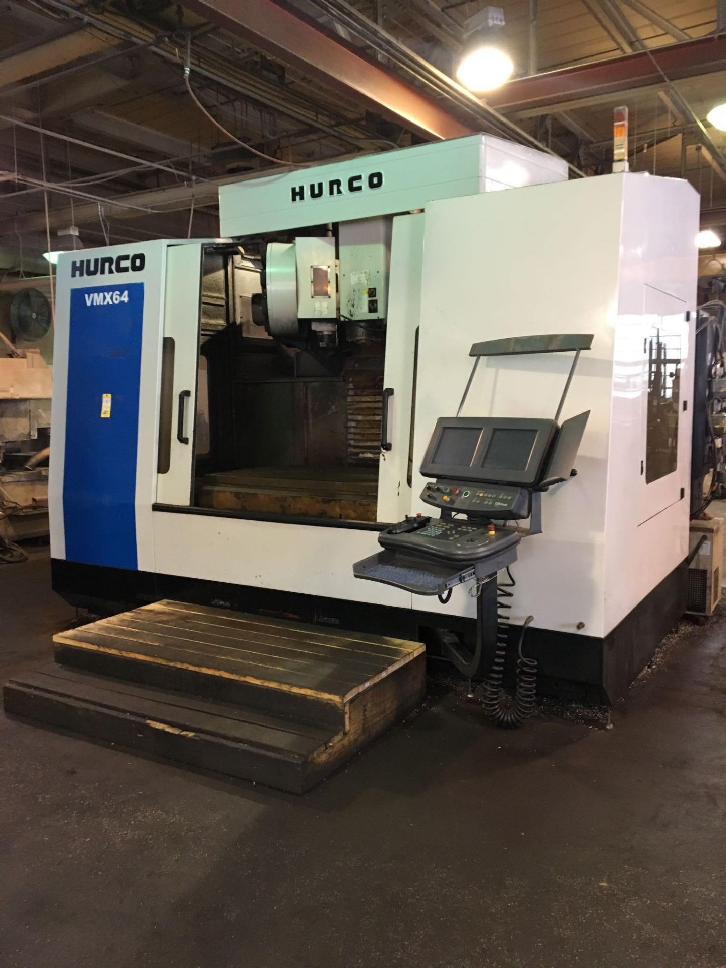 Hurco CNC Vertical Machining Center Model VMX64/50T, S/N M653-06010066E HA (2006), 50 Taper, 8000