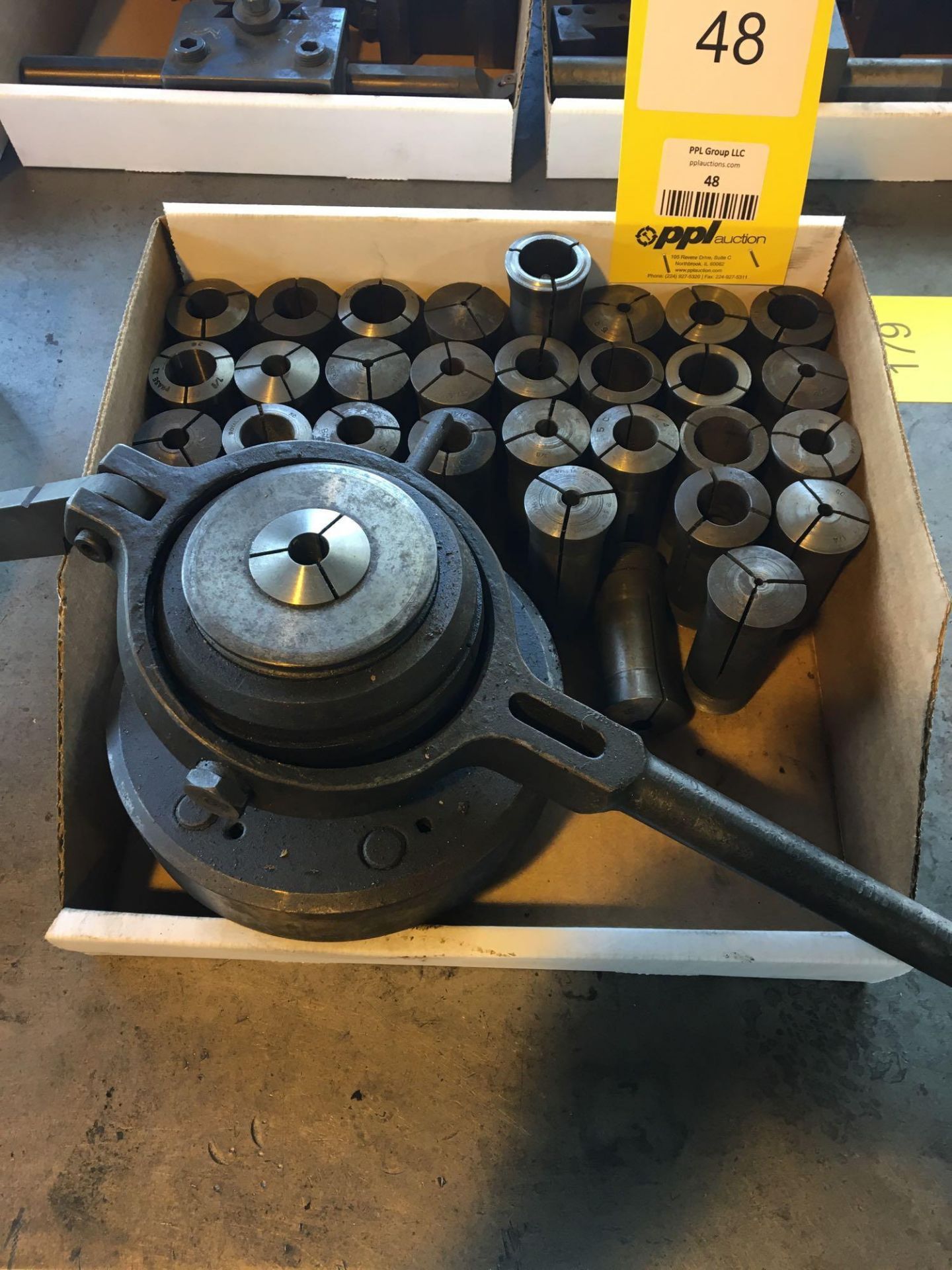 LOT: 5C Collets and Collet Fixture