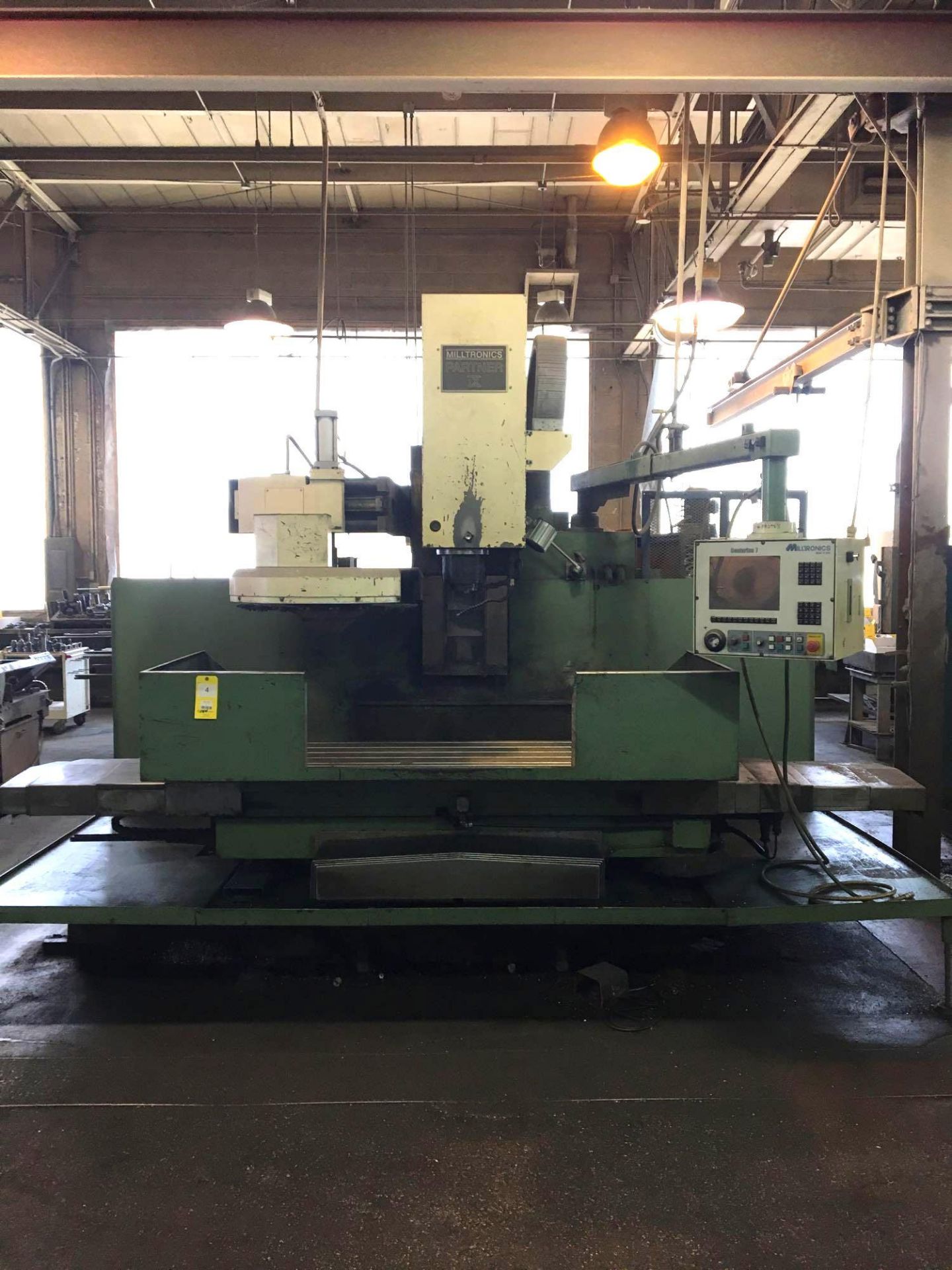 Milltronics CNC Vertical Machining Center Model Partner 9E, S/N 2469 (1994), 50 Taper, 4500 RPM,