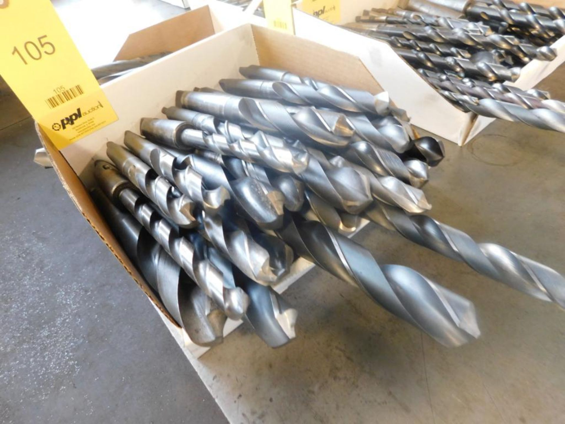 LOT: Assorted Taper Shank Drill Bits