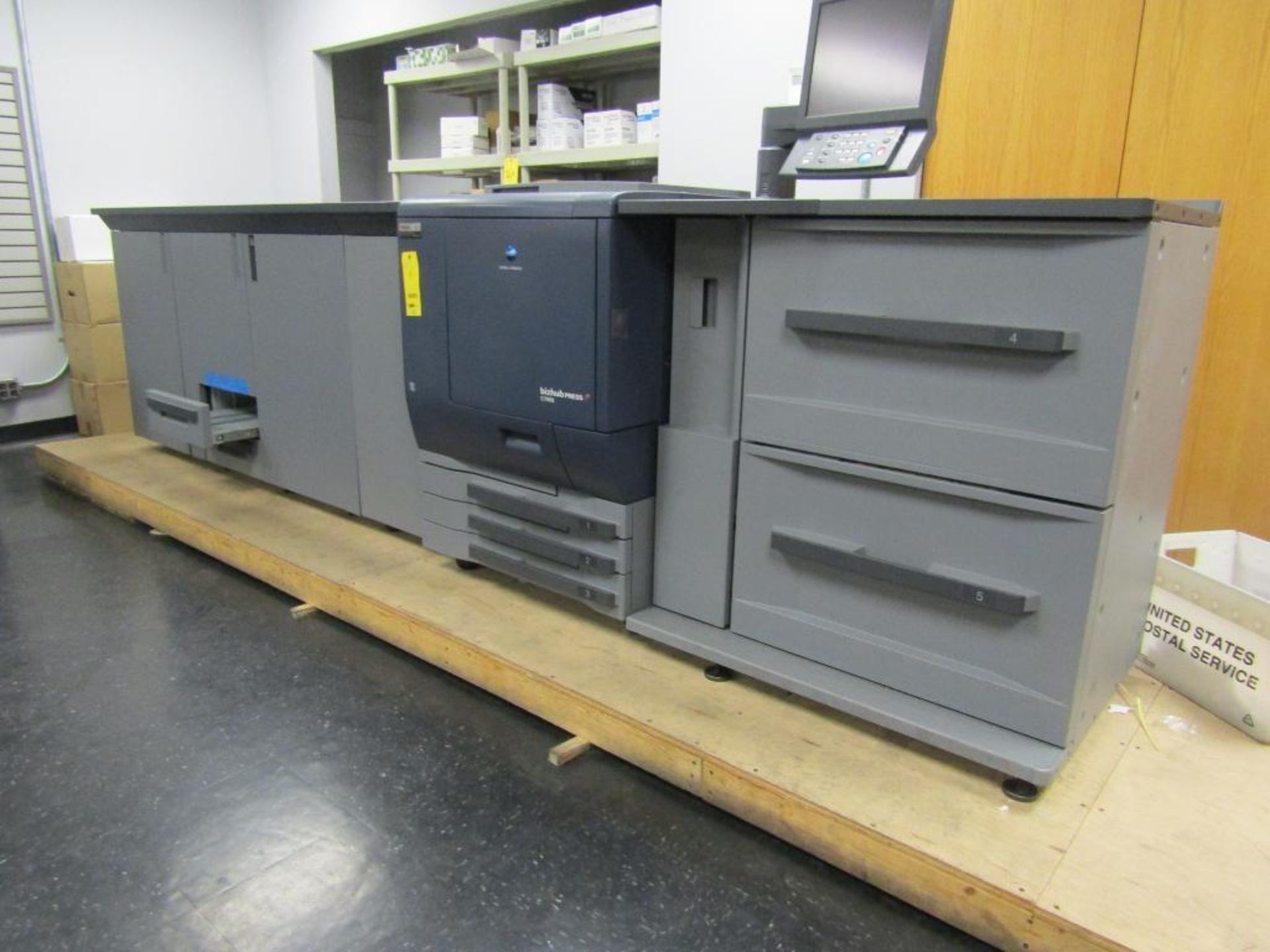 2012 Konica Minolta Impact H. S. Color Laser Press Model Bizhub C7000, S/N I18228 - Image 3 of 11