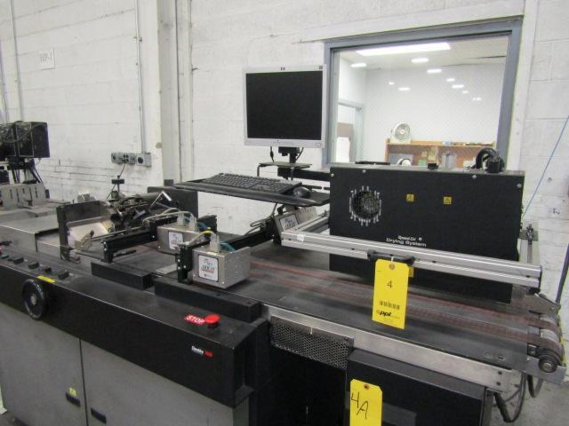 Cheshire Ink Jet Base Model R987000-80, S/N 010380001WDR (3) MCS Array Print Heads, (1) Research - Image 3 of 4