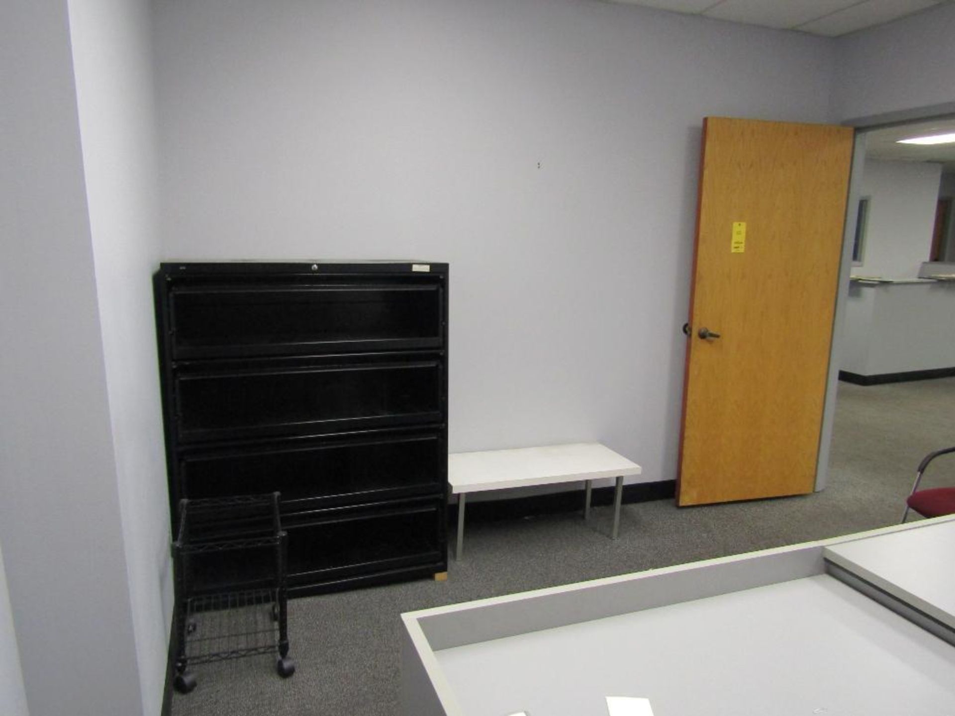 Office Desk, Chair, File Cabinets - Image 2 of 10