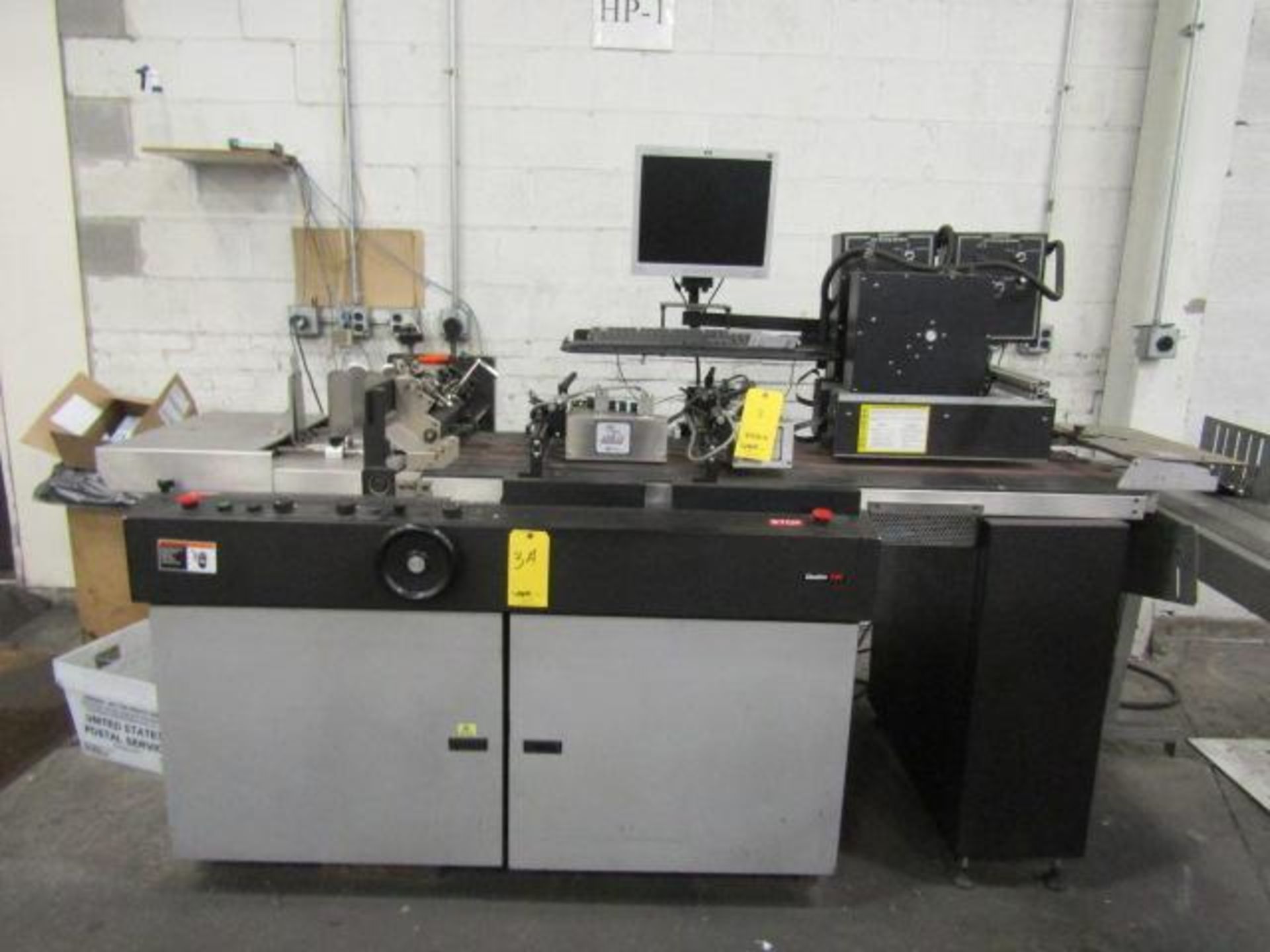 Cheshire Ink Jet Base Model R98700080WDR, S/N002010001, (3) MCS Array Print Heads, (2) Research Inc. - Image 2 of 6