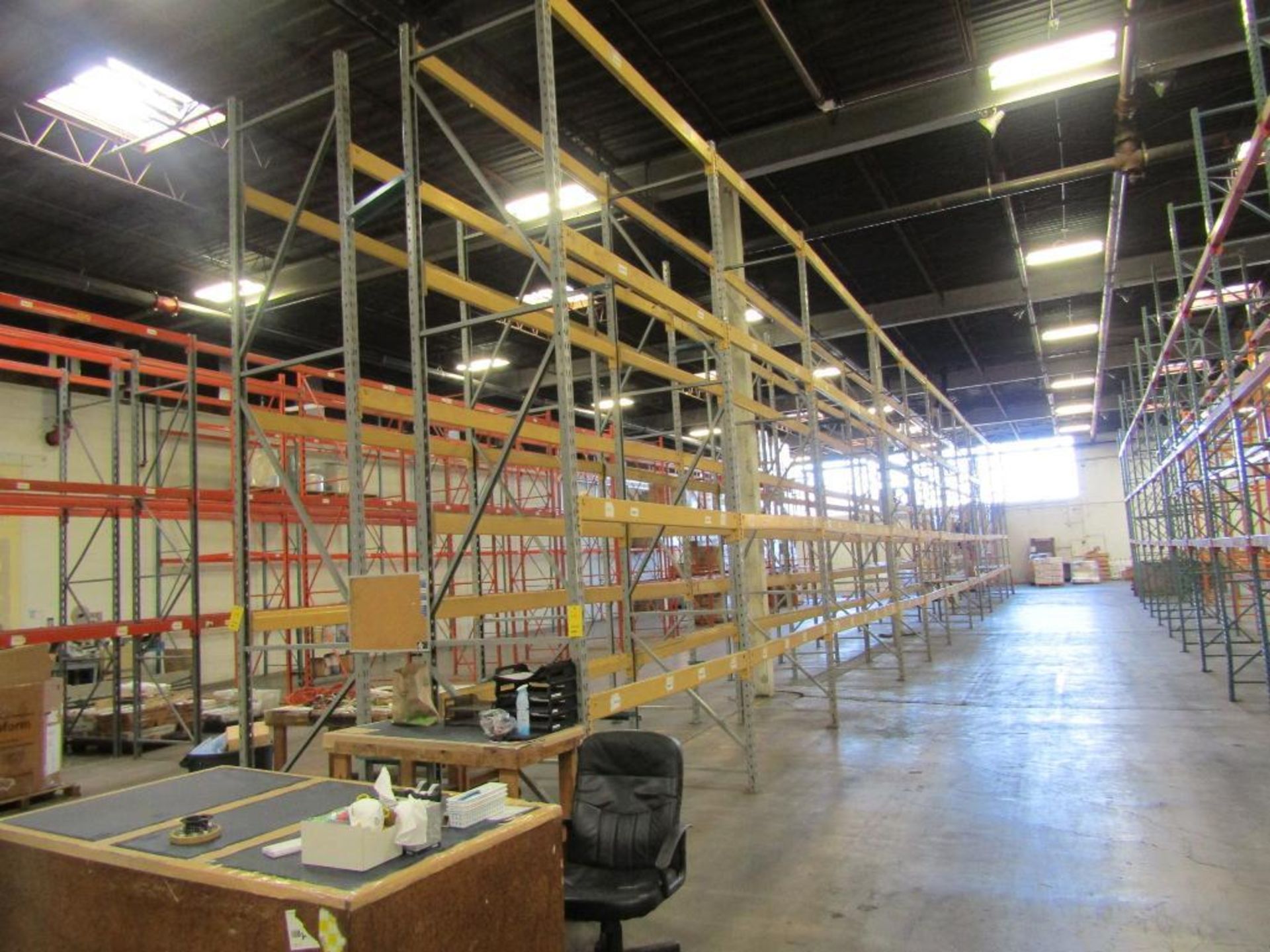 LOT: (11) Pallet Rack Sections - (3) 18ft. x 12ft. x 42in., (8) 18ft. x 8ft. x 42in.