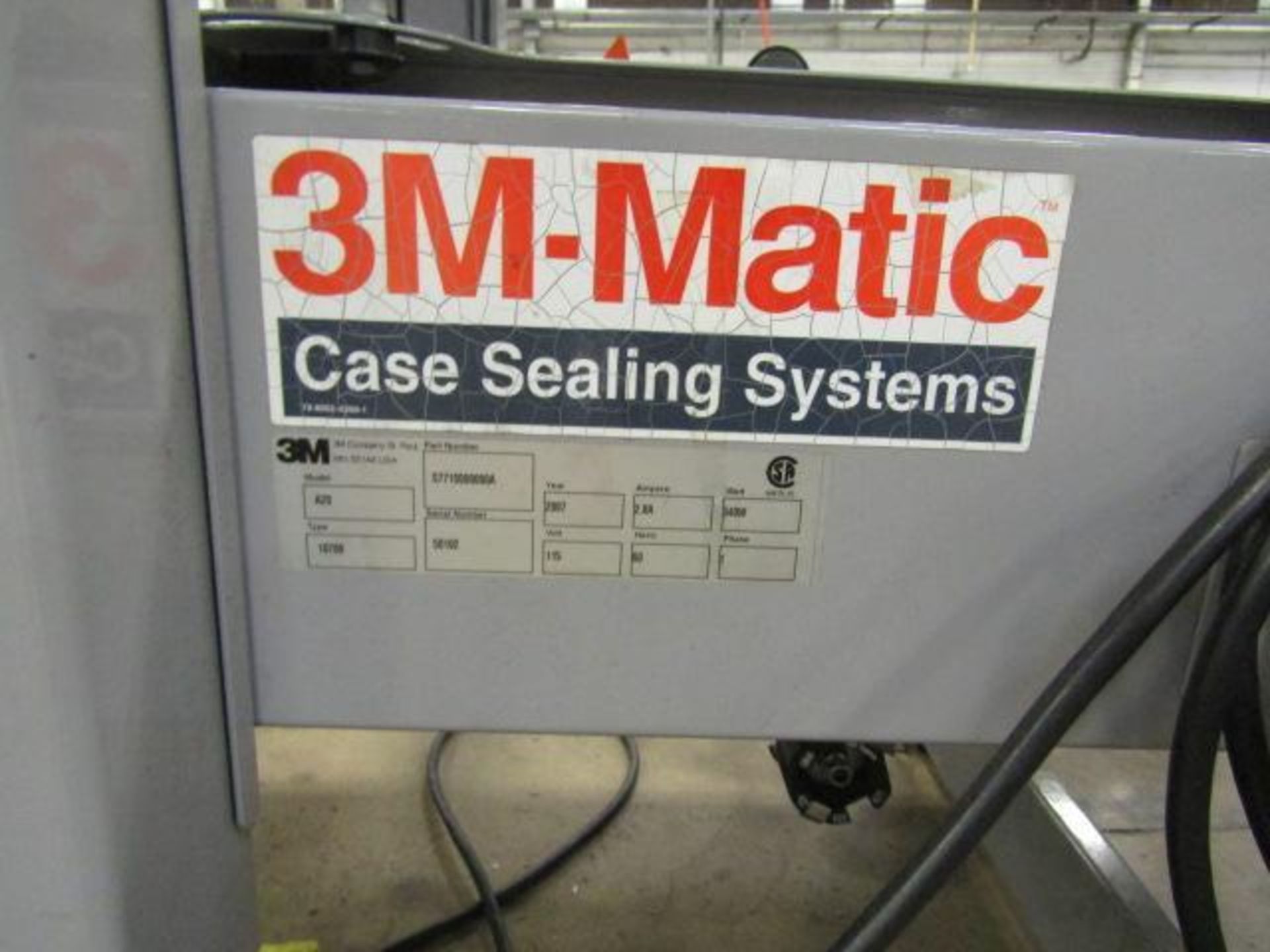 3M-Matic Top and Bottom Case Sealer Model A-20 Type 10700 - Image 4 of 4