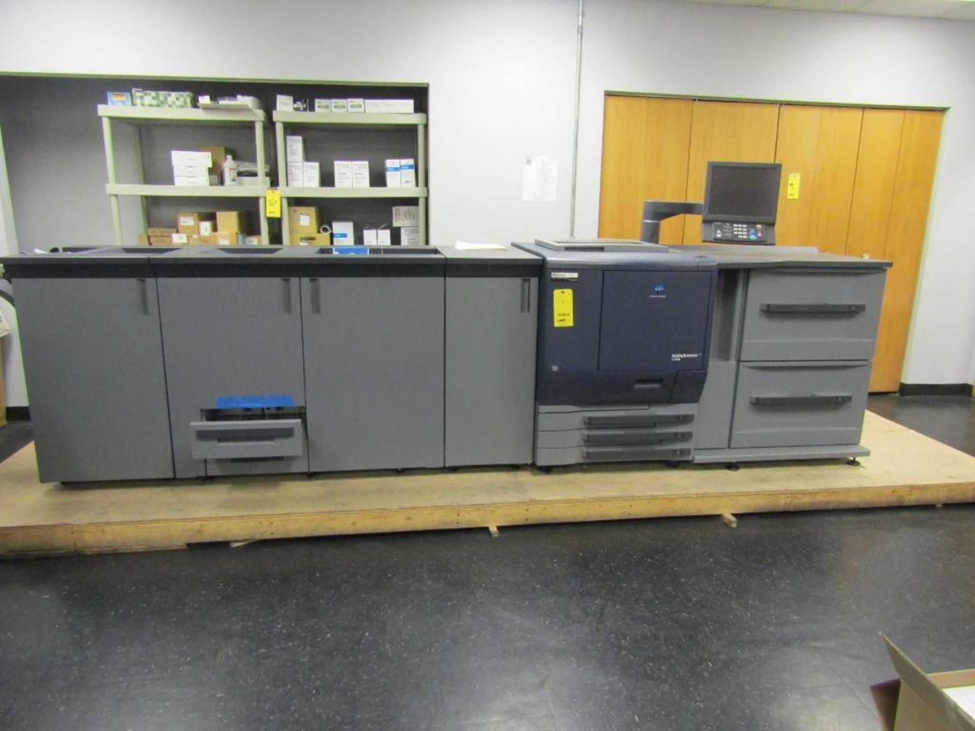 2012 Konica Minolta Impact H. S. Color Laser Press Model Bizhub C7000, S/N I18228