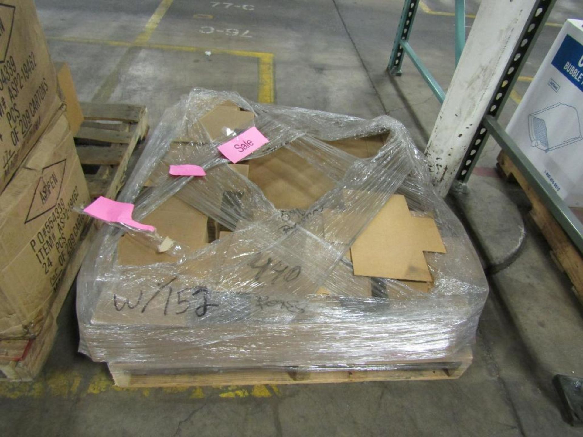 LOT: (4) Skids - Cleaning Material, Envelopes, Carry Bags