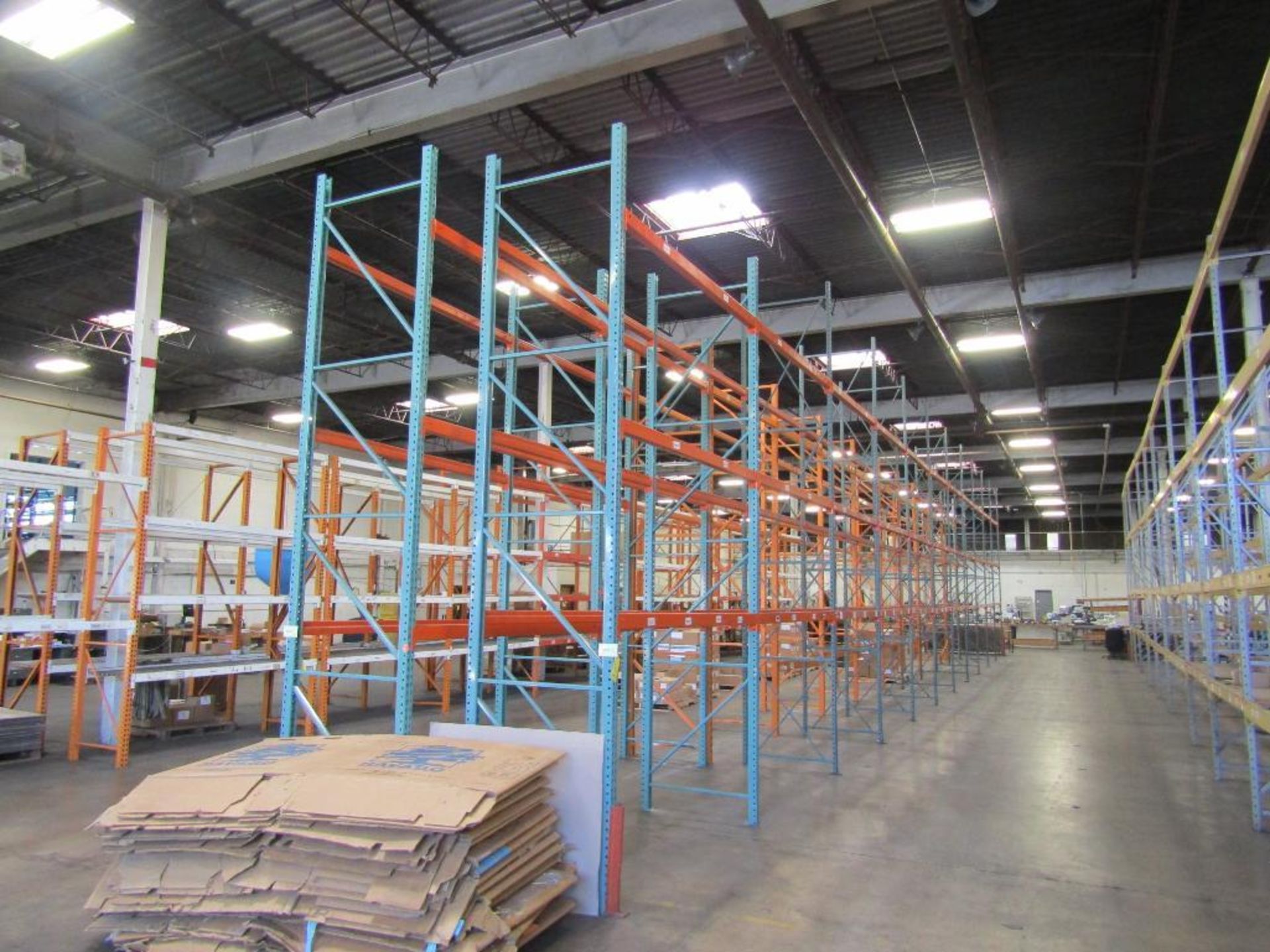 LOT: (11) Pallet Rack Sections - (9) 18ft. x 8ft. x 42in., (2) 16ft. x 8ft. x 42in. - Image 2 of 2