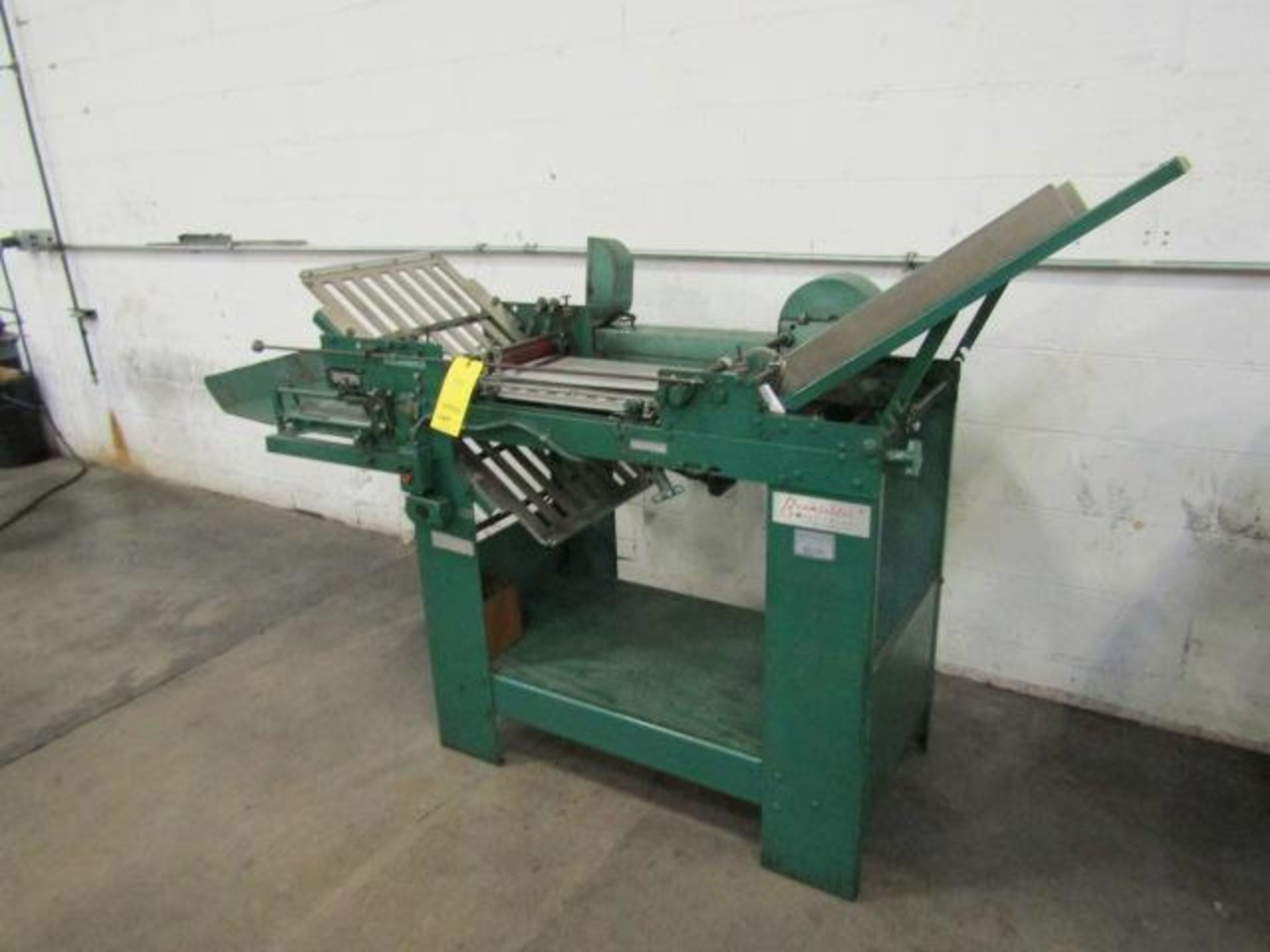 Baumfolder Folder Model 2 PAR, S/N PL4 134, Series 017